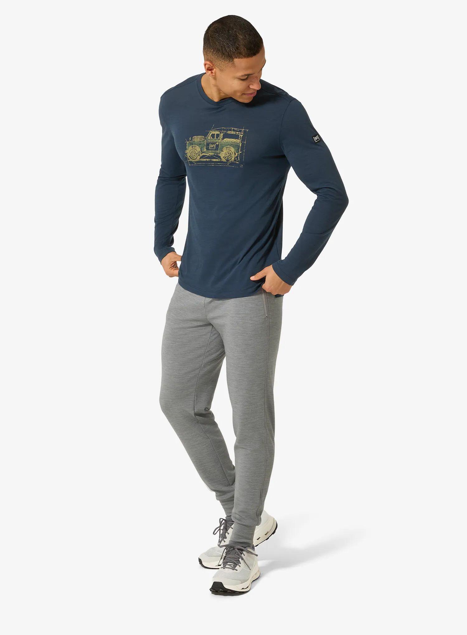 Bluza bez kaptura Super.natural Willi LS 2/3