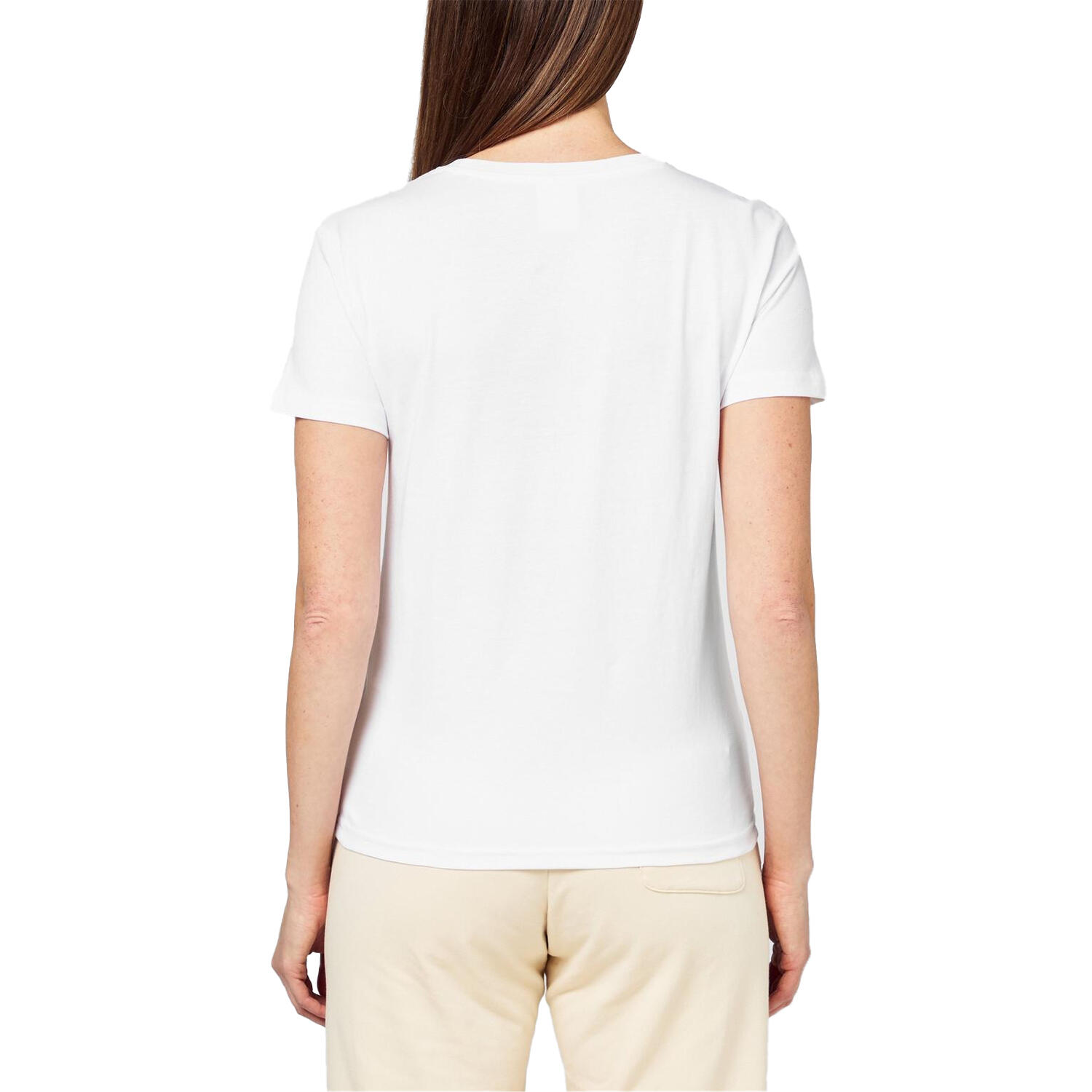 Maglietta Logo Piccolo Girocollo Donna Misura Confezione 2 Champion Bianco 2/4