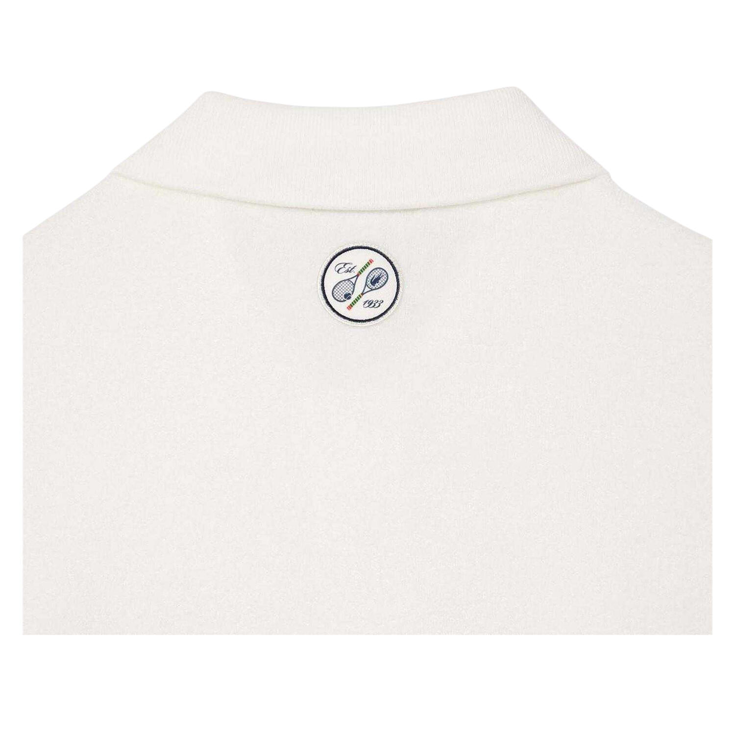 Unisex Adult Roland Garros Edition Terrycloth Tennis Polo Shirt (Cream) 2/4