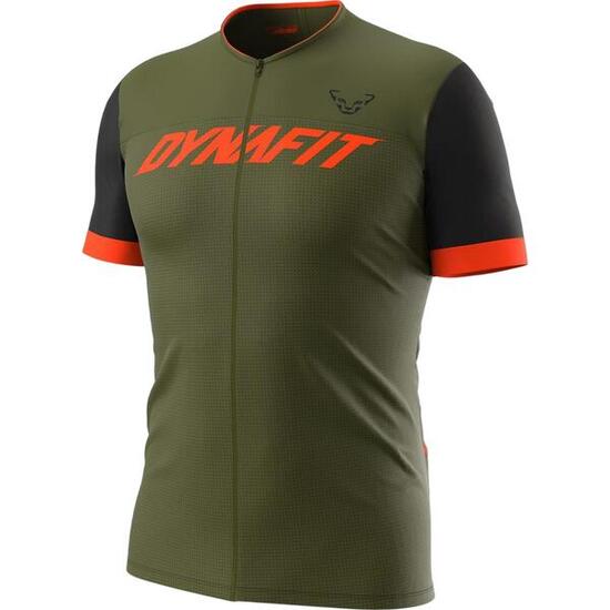 Maillot De Cyclisme Motif/style Blocs De Couleurs Homme (Vert Mousse)