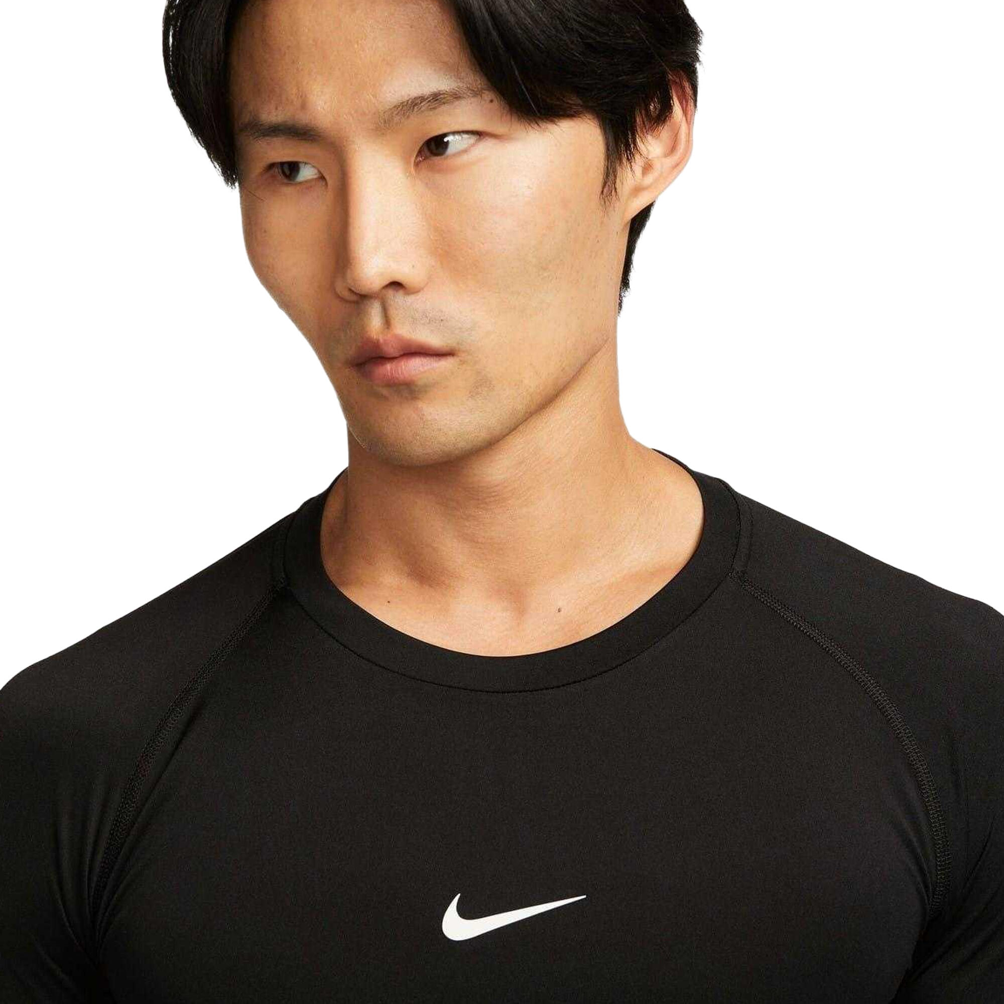 Maglietta Manica Lunga Uomo Nike Pro Core Nero 4/4