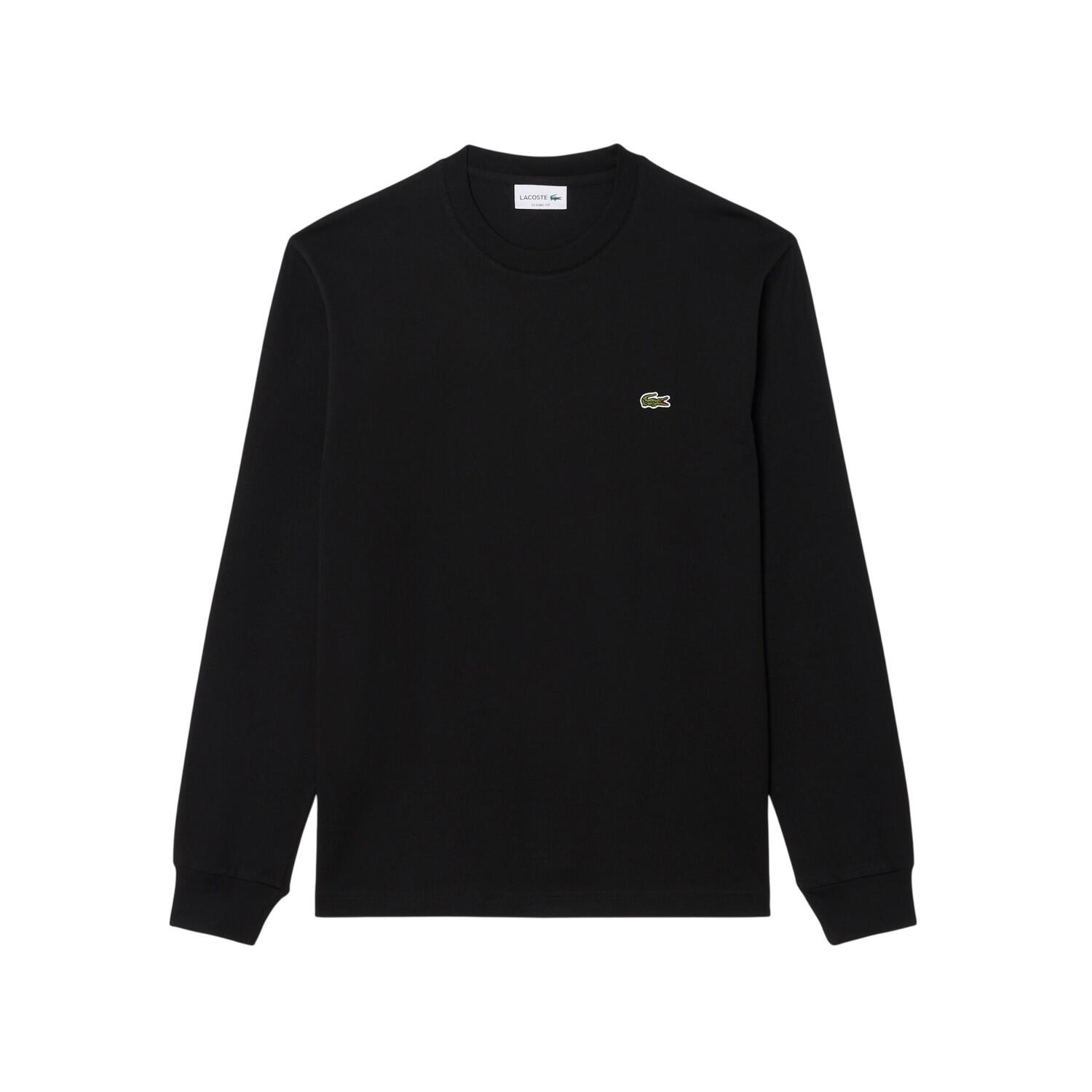 Tshirt Manches Longues Motif/style Imprimé Crocodile Homme (Noir) 2/5