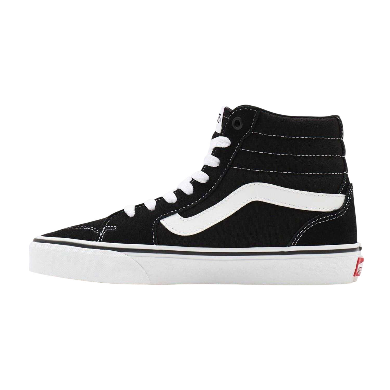 Logo High Top Turnschuhe für Damen Schwarz/Weiß 3/4