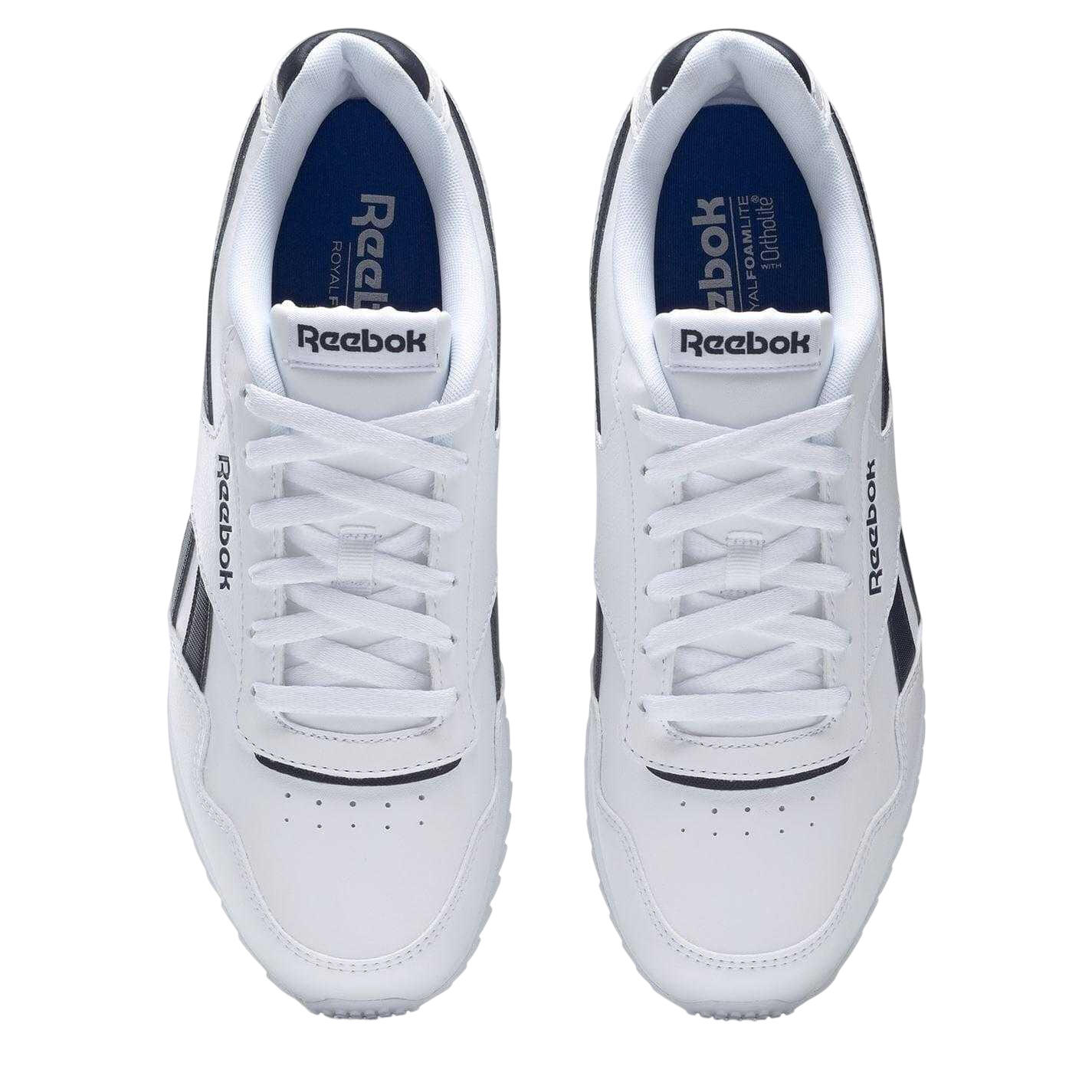 "Royal Glide" Klassisch Sneaker für Herren Weiß/Marine 3/4