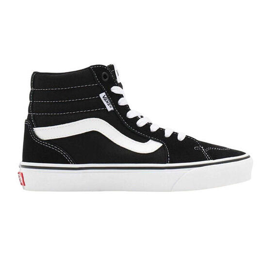 Baskets Montantes Motif/style Logo Femme (Noir / Blanc)