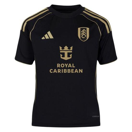 Maillot Third Motif/style Adidas 25/26 Enfant (Noir / Jaune Or)