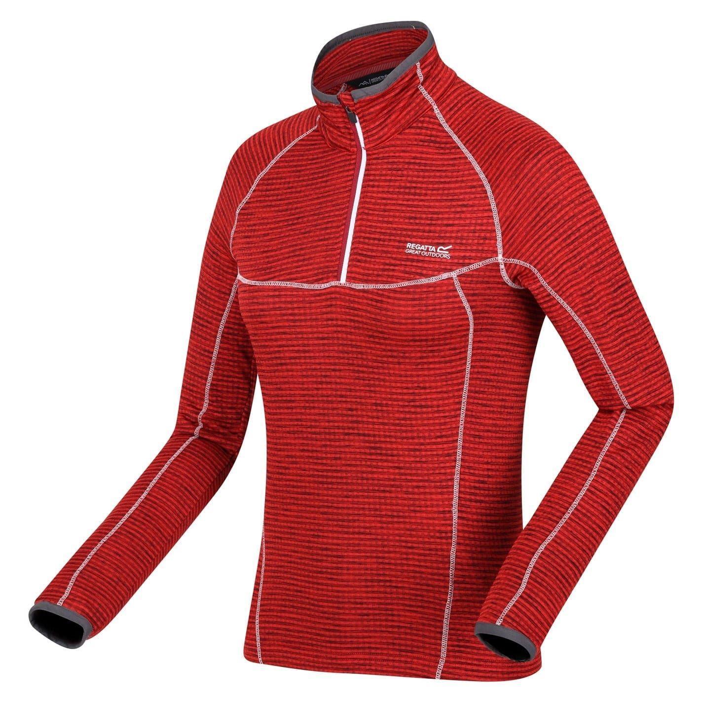 Felpa Raglan A Maniche Lunghe Donna Regatta Yonder Rosso Rumba 3/4