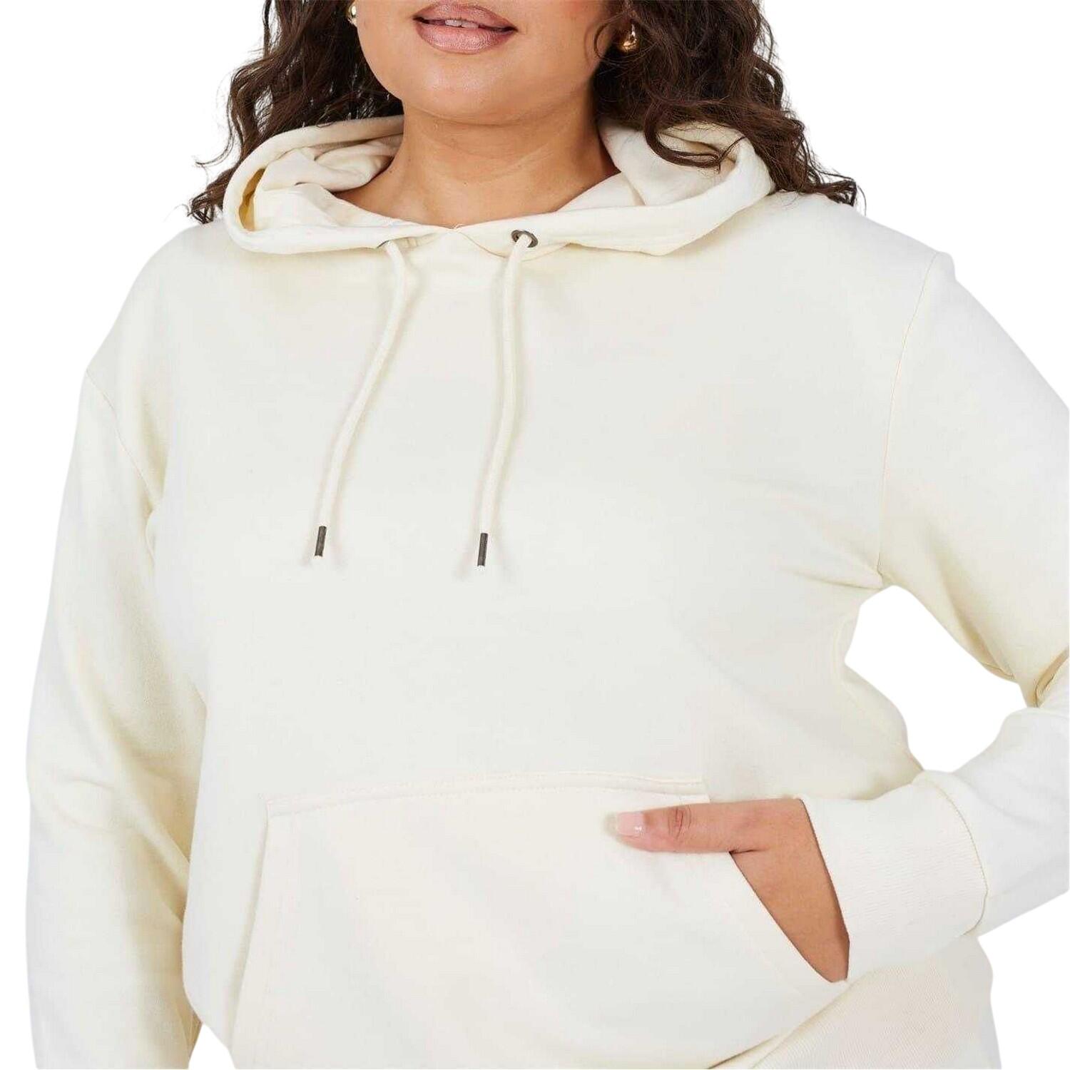 Kapuzenpullover für , Langärmlig Damen Cremefarbe 4/5
