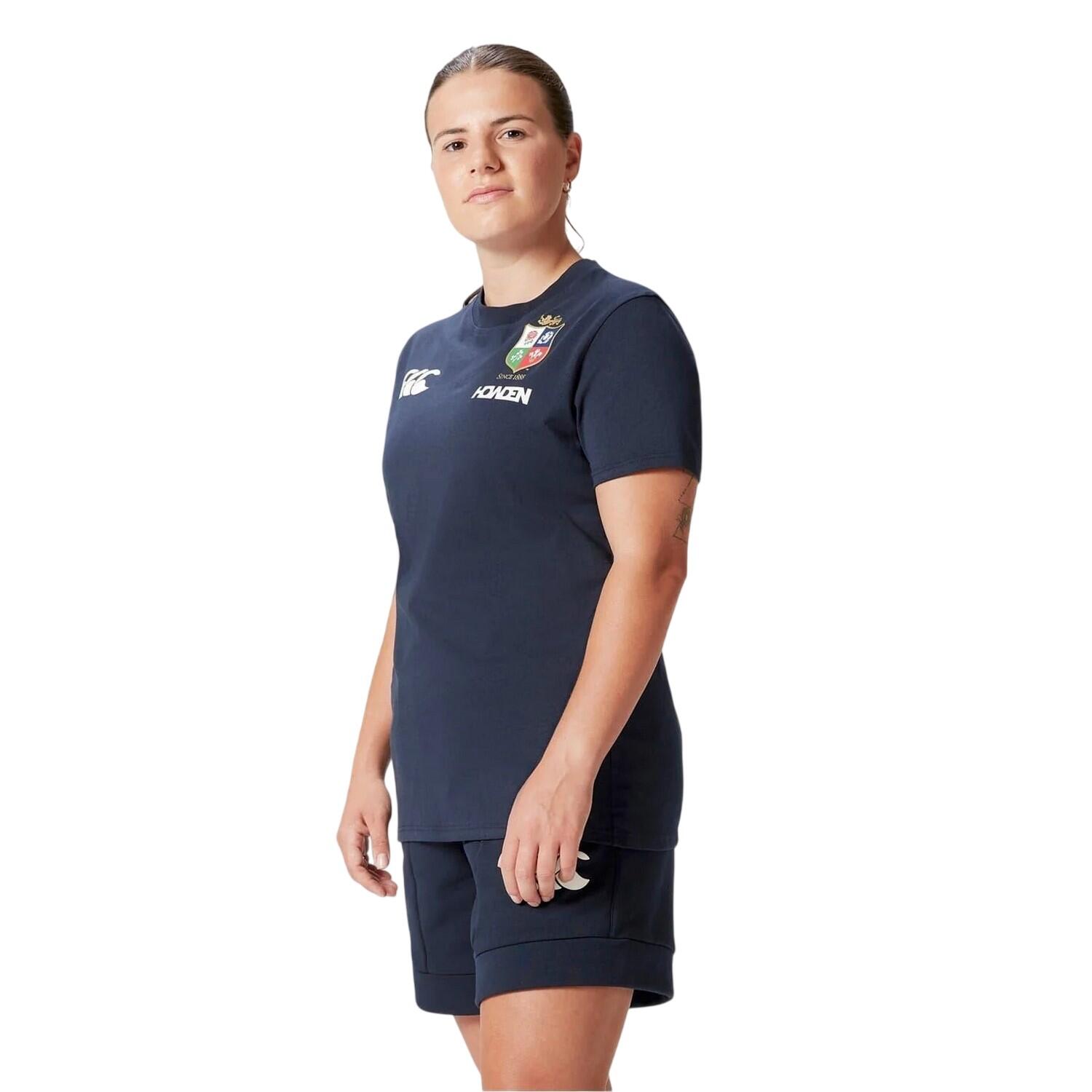 Maglietta Rugby Leoni Britannici E Irlandesi Donna Canterbury 2024 Zaffiro Scuro 4/4