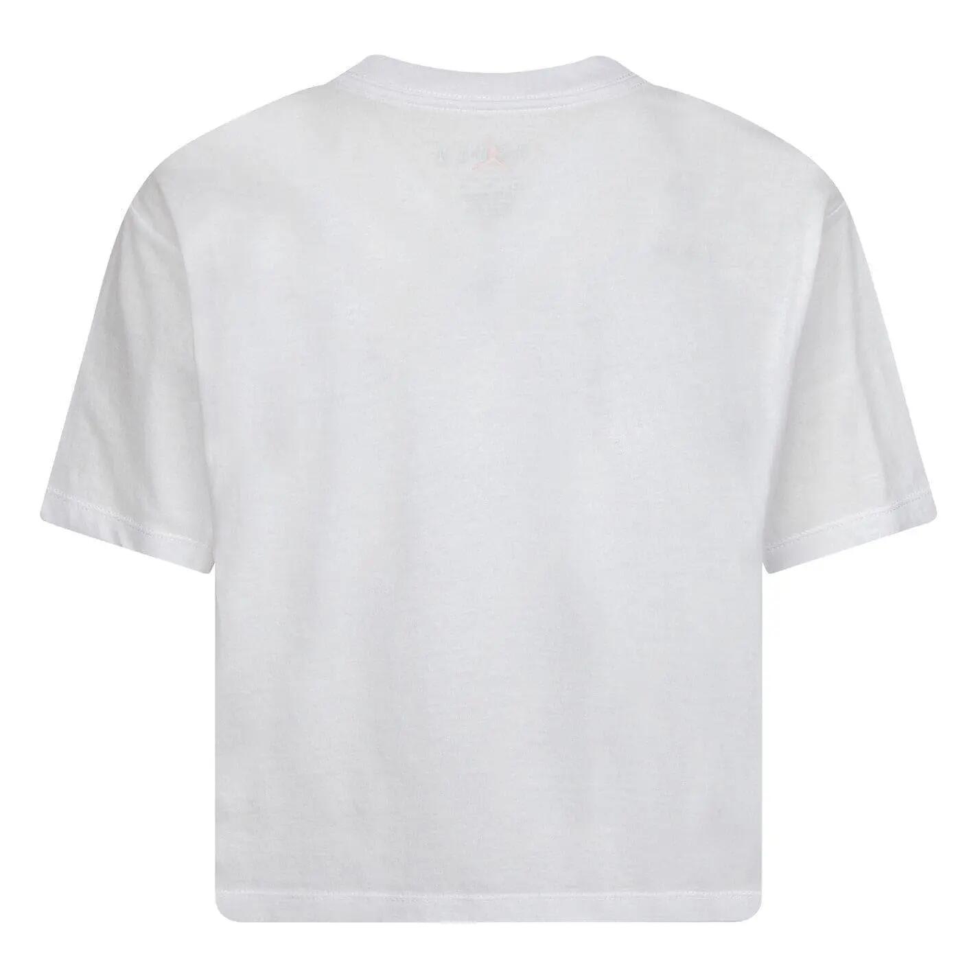 "Air Jordan Jumpman" kurzes TShirt für Mädchen Kinder Weiß/Schwarz 2/2