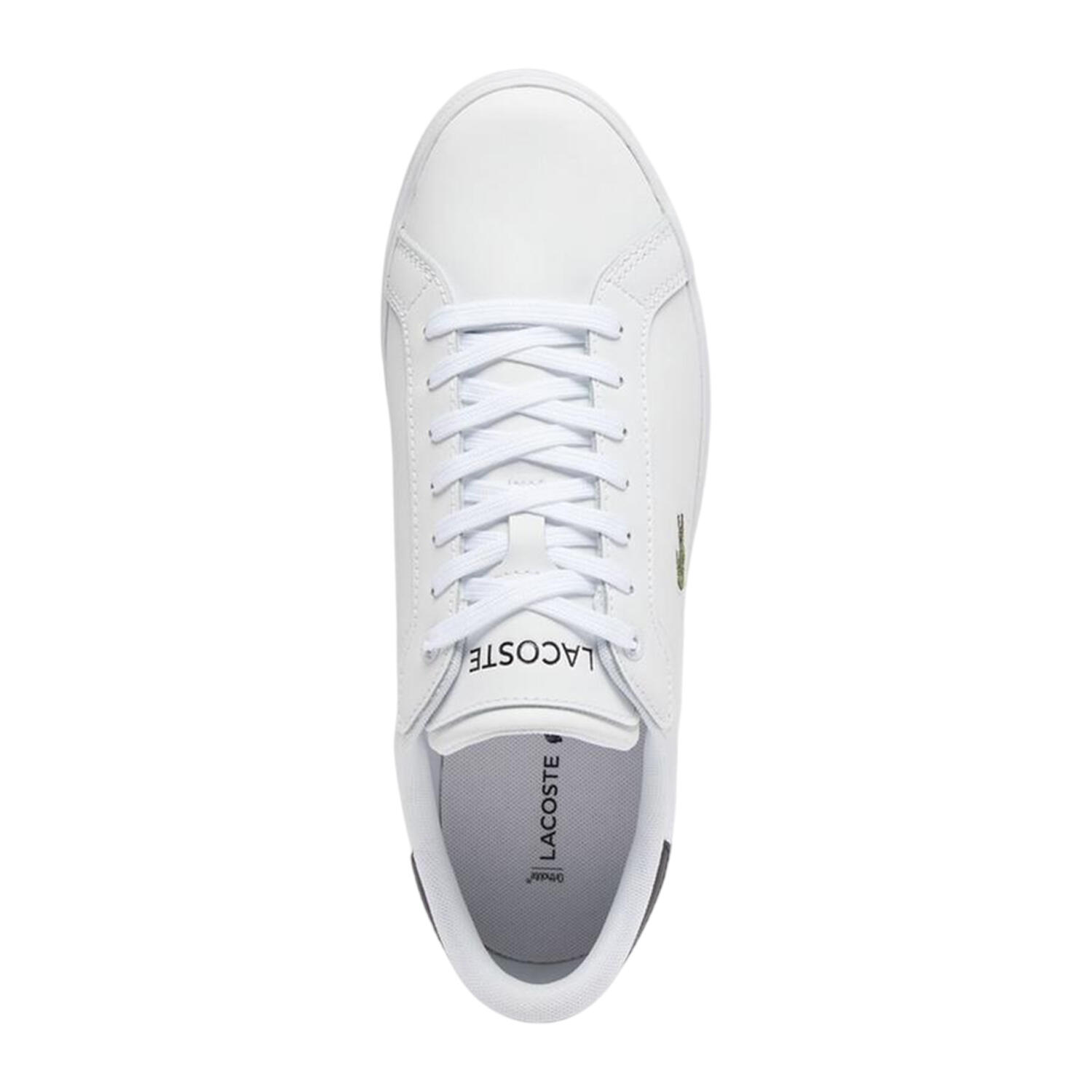 "Powercourt" Sneaker für , Leder, Flach Herren Weiß/Schwarz 3/4