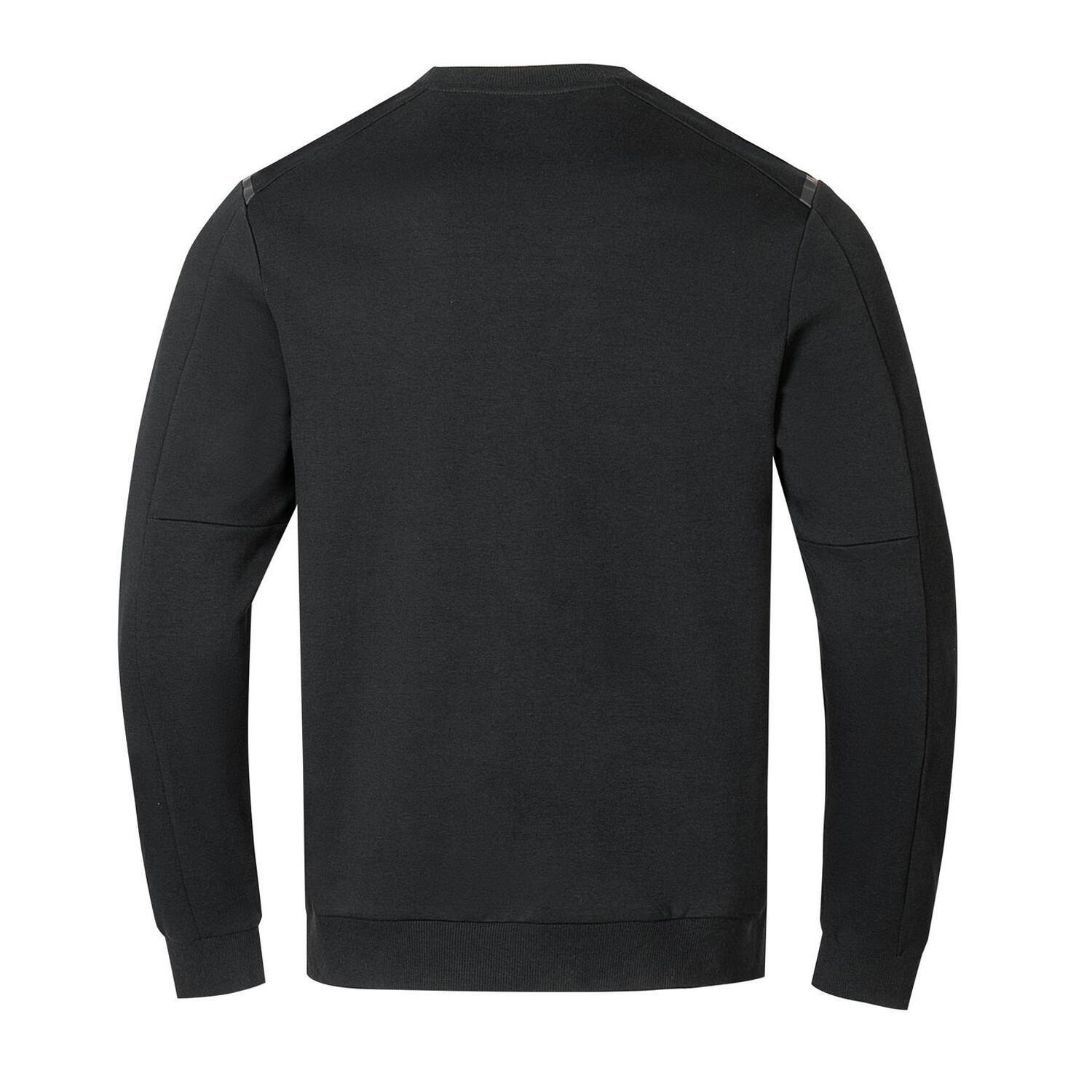 Sweatshirt für , TeddyStoff Herren Schwarz 2/3