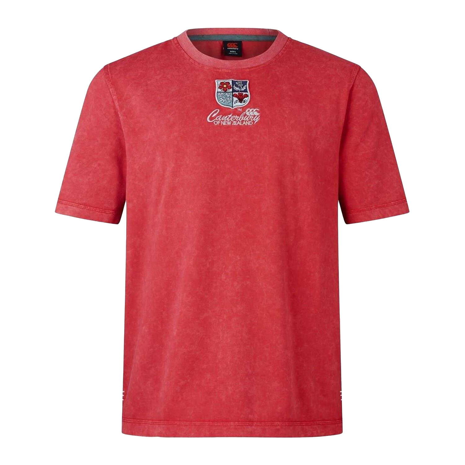 Mens Heritage 2025 British & Irish Lions TShirt (Haute Red) 2/4