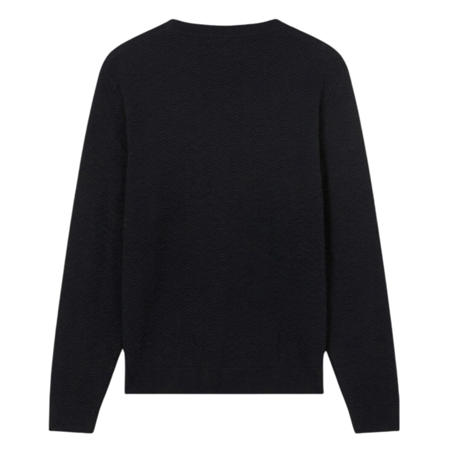 Mens Knitted Jumper (Deep Navy) 2/2