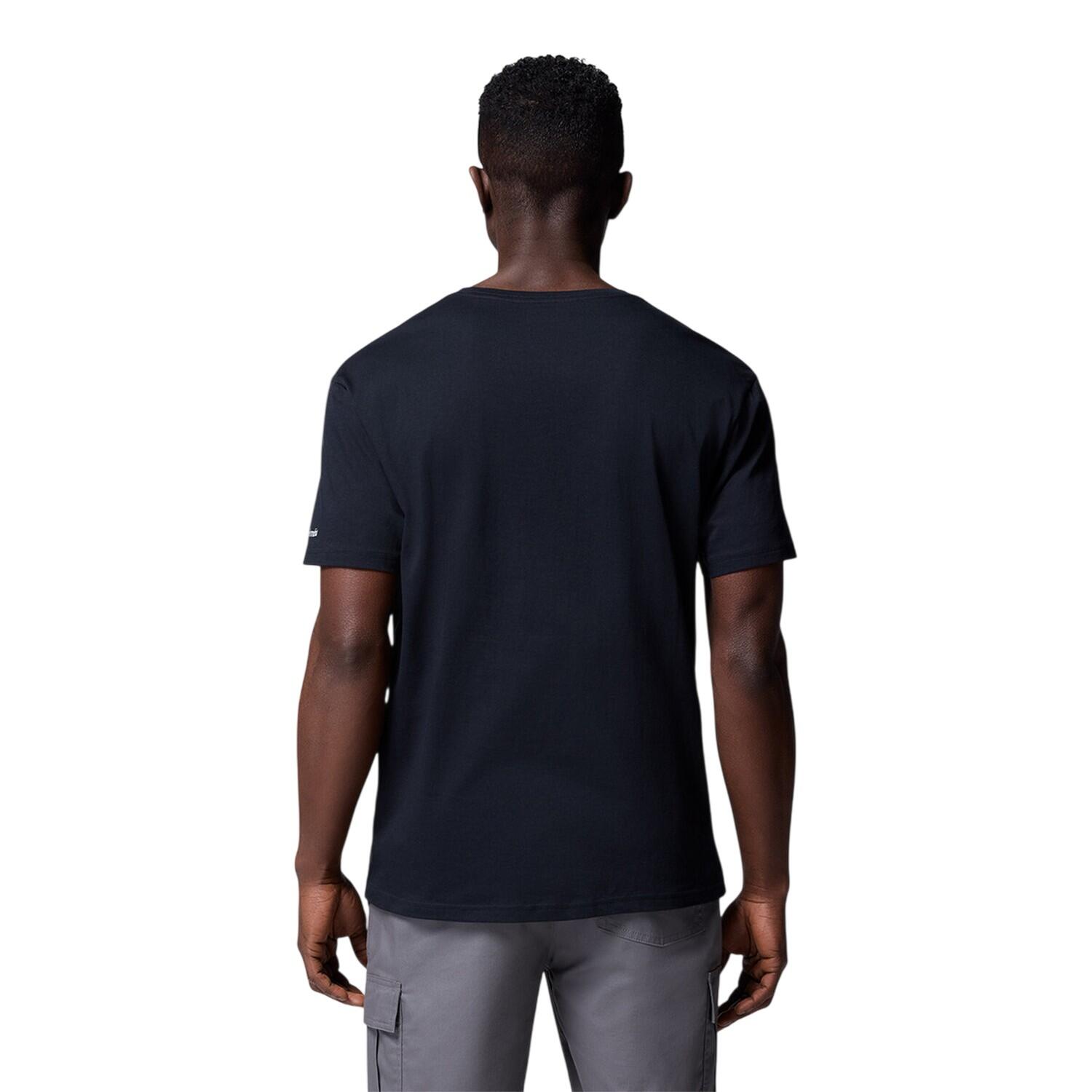 "Path Lake II" TShirt für , Rundhalsausschnitt, Regulär Herren Schwarz 3/4