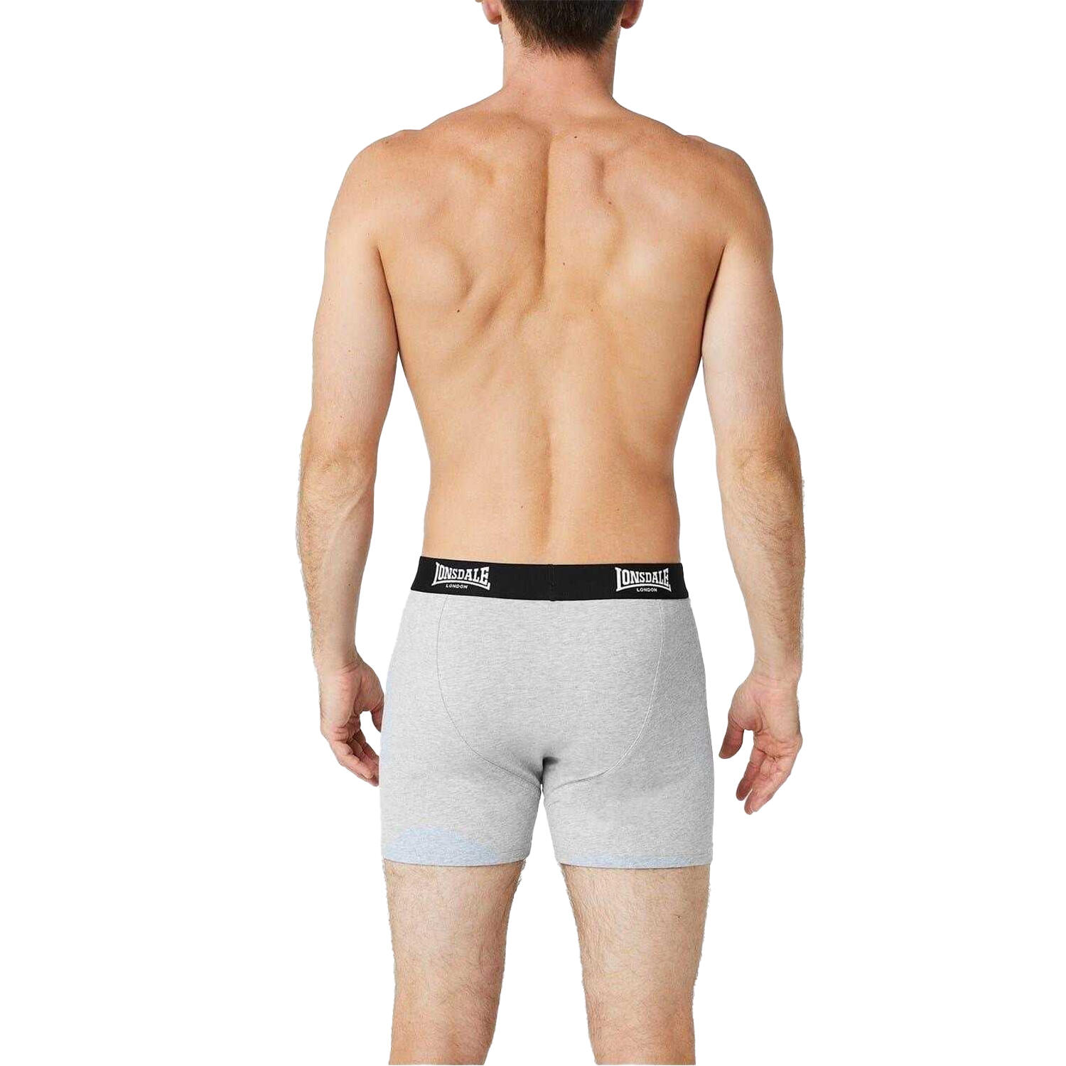 Boxershorts für (2erPack) Herren Grau 3/3
