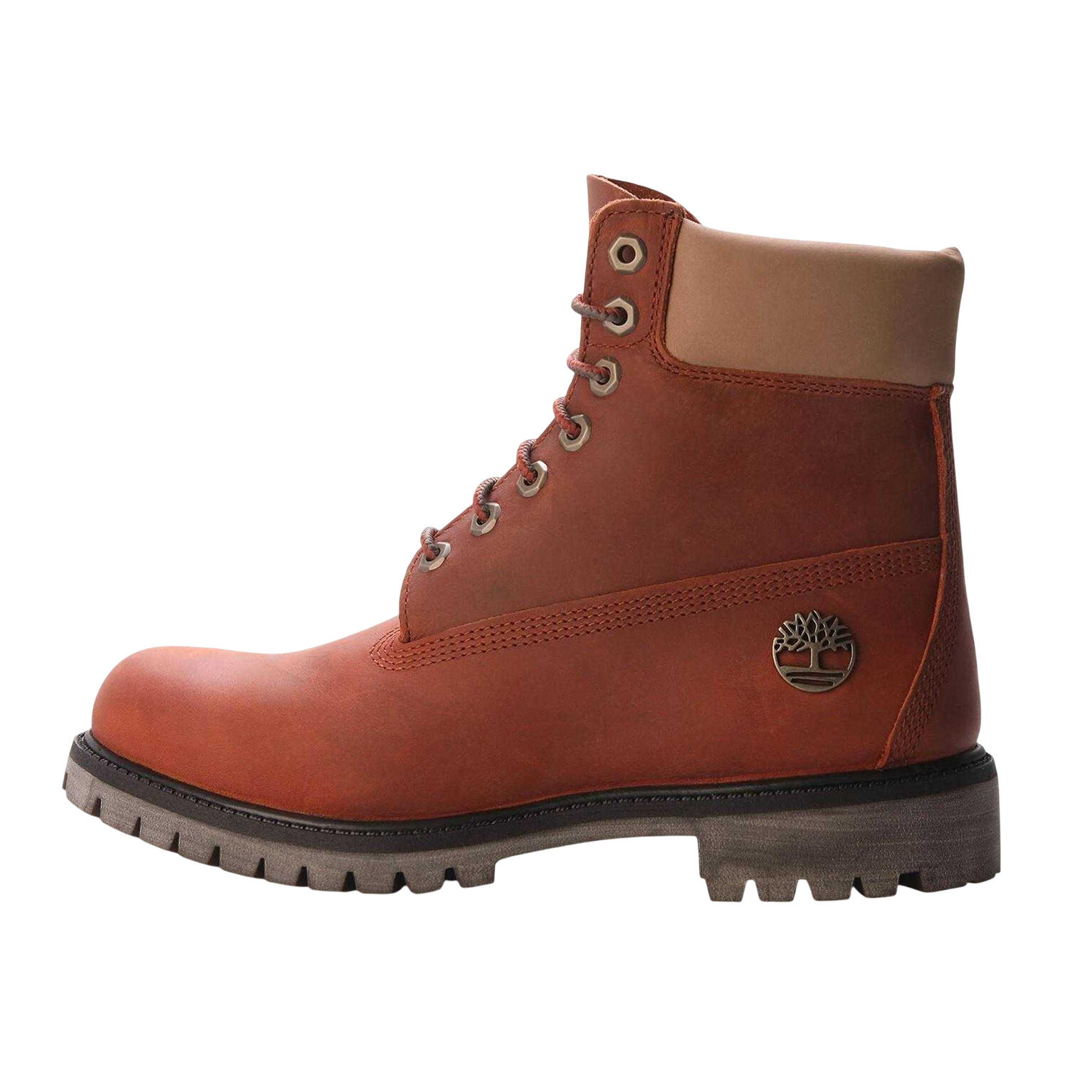 Mens Premium Ankle Boots (Orange) 2/4