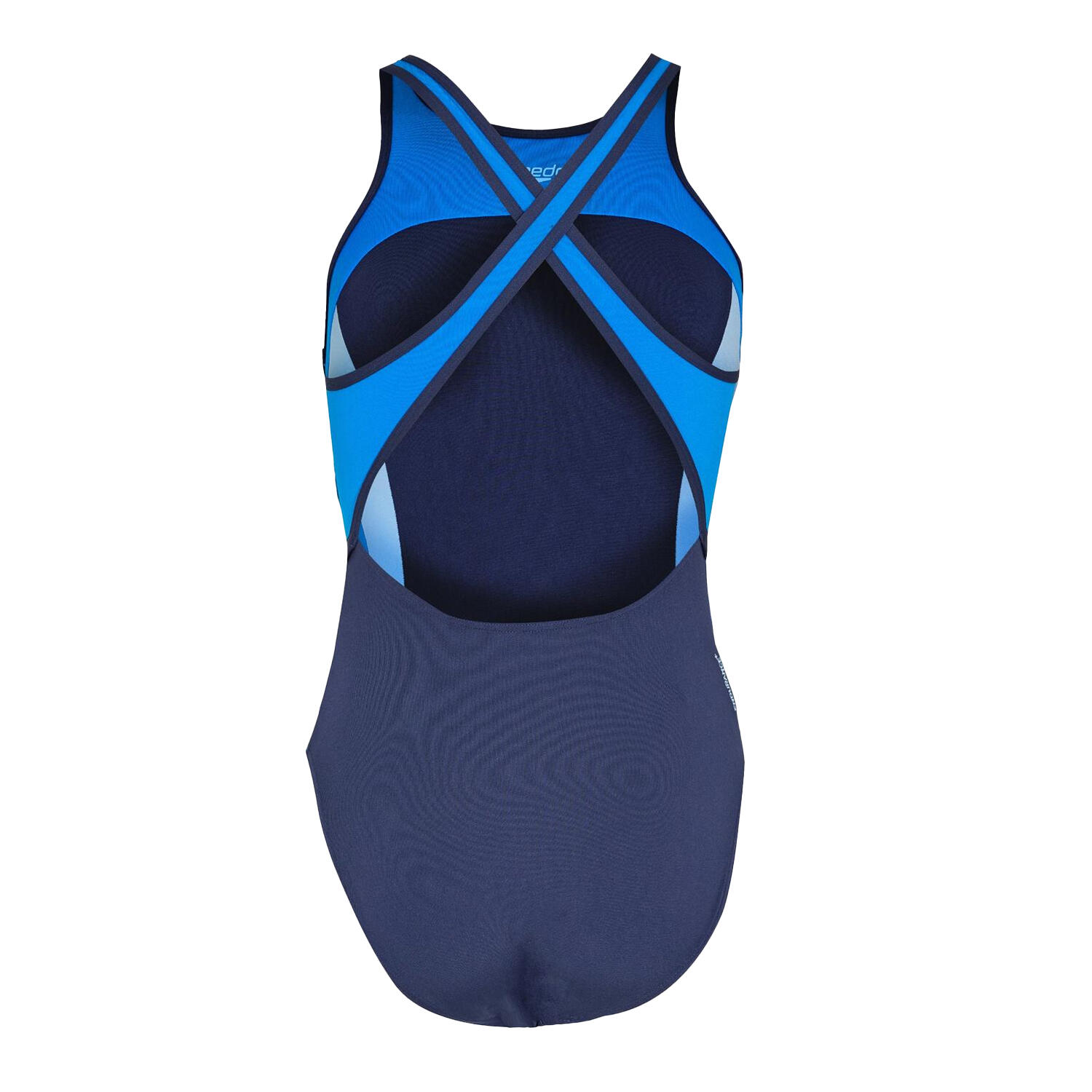 Maillot De Bain 1 Pièce Motif/style Blocs De Couleurs Femme (Bleu) 2/2