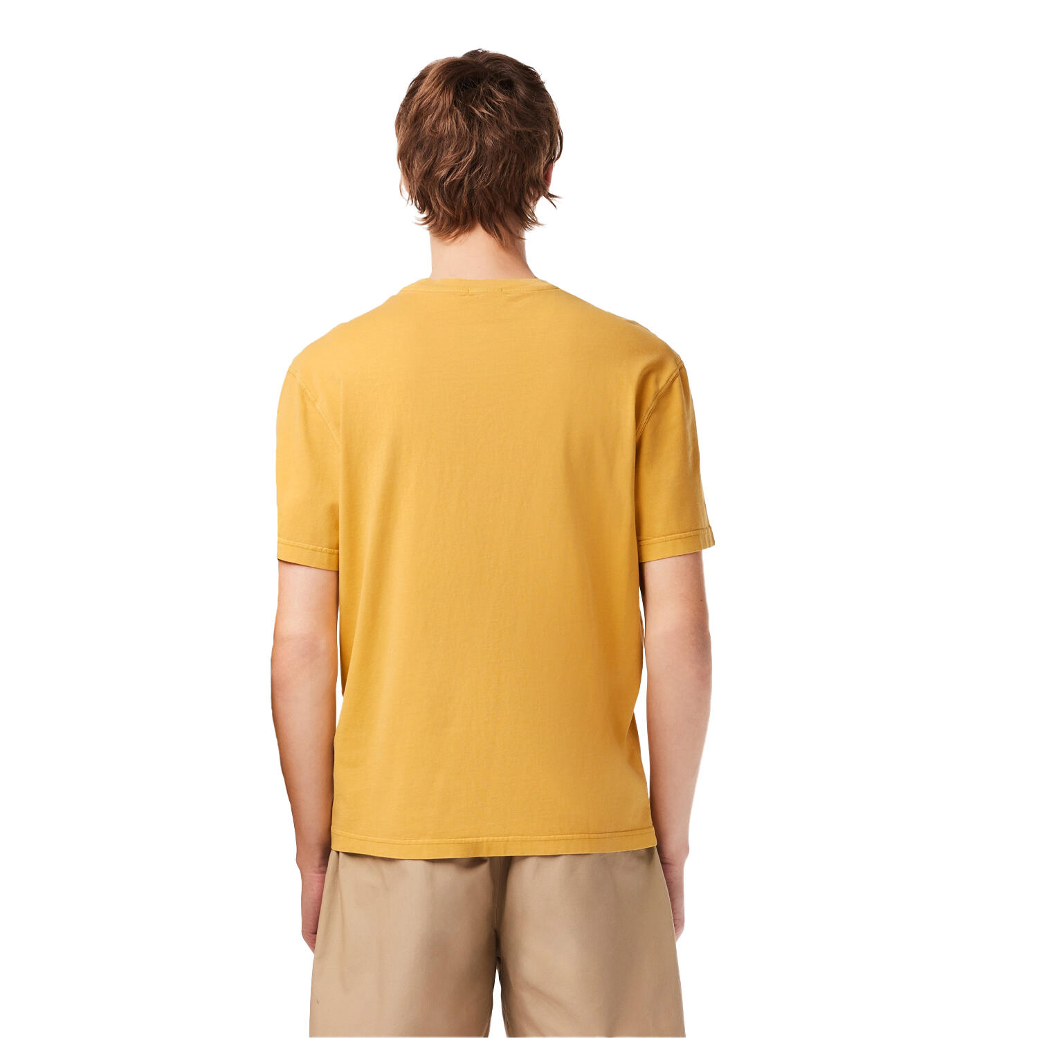 TShirt für , Natürlich gefärbter Jersey Herren Orange 3/4