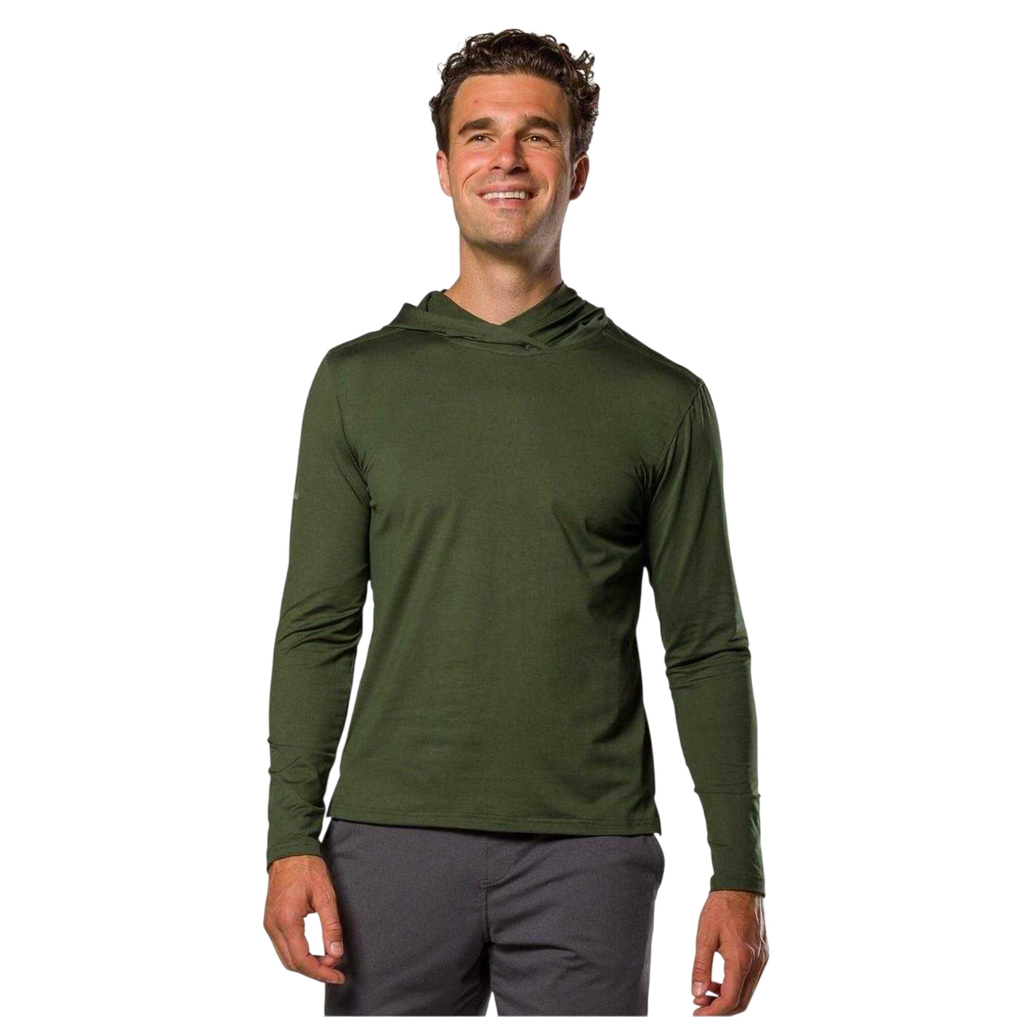 "365" Kapuzenpullover für , Regulär Herren Tannengrün 2/3