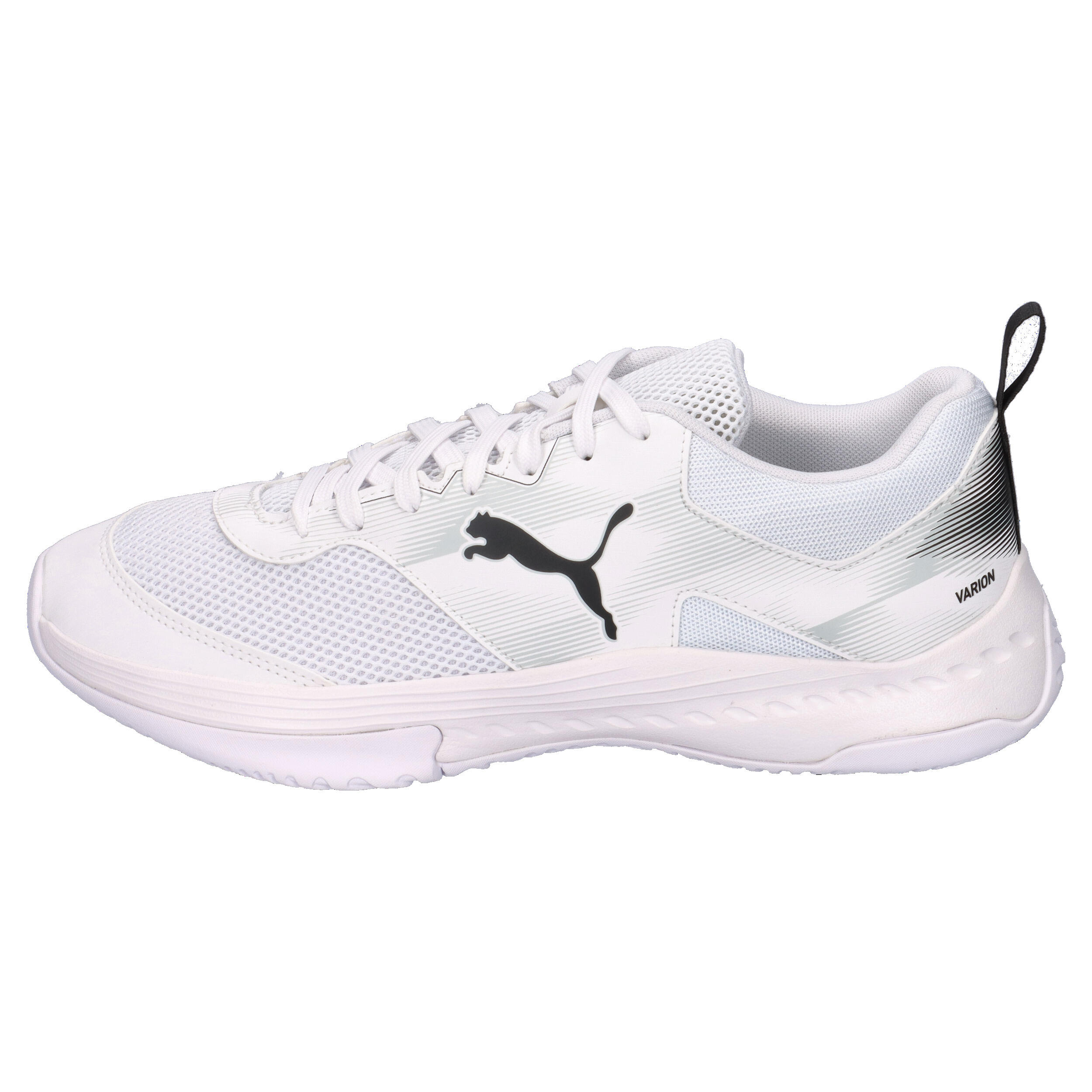 Puma VARION 3 Indoor Unisex Hallenschuhe Sneaker Schnürschuh 109096 02 White 10/15