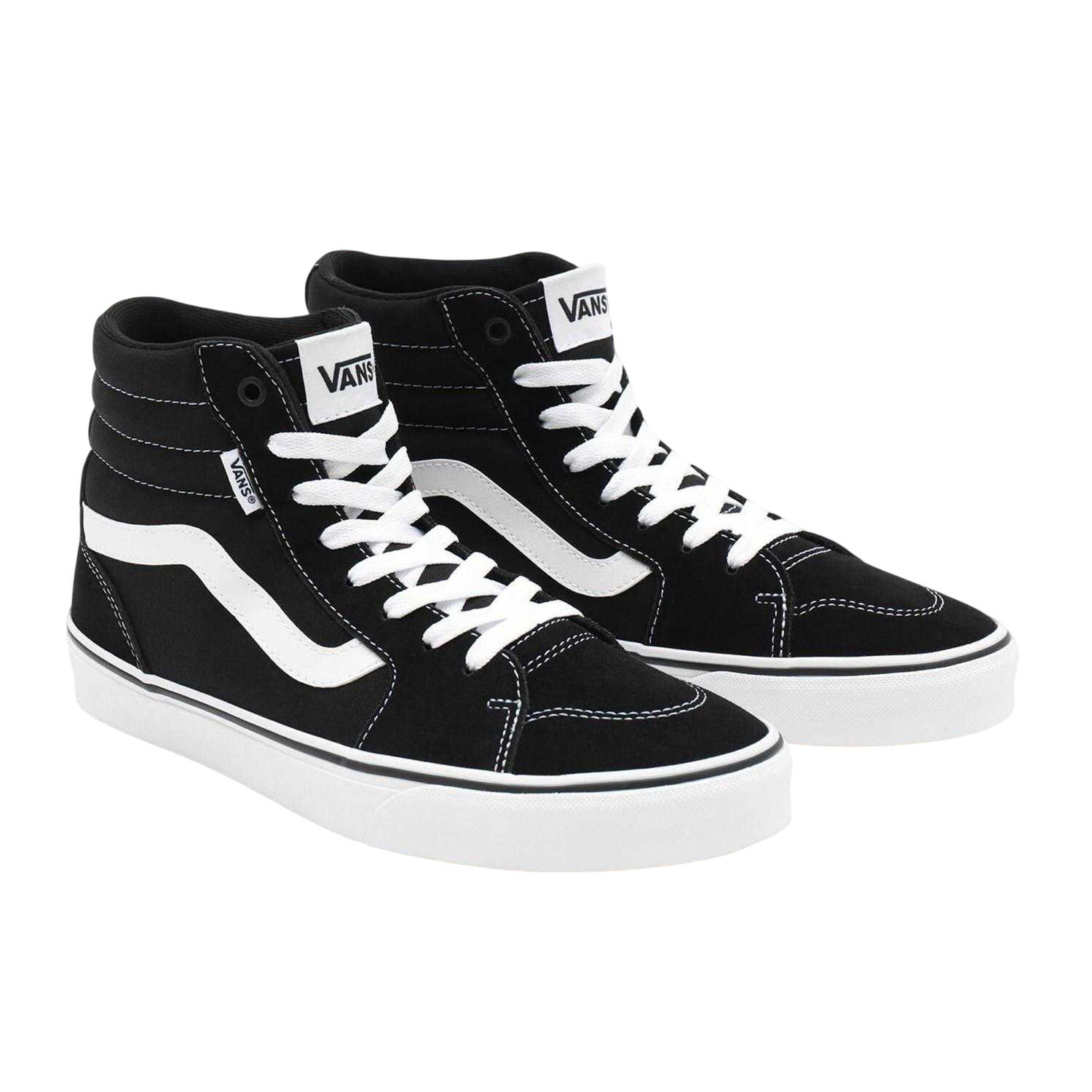 "SK8Hi" High Top Turnschuhe für , Wildleder Herren Schwarz/Weiß 4/4