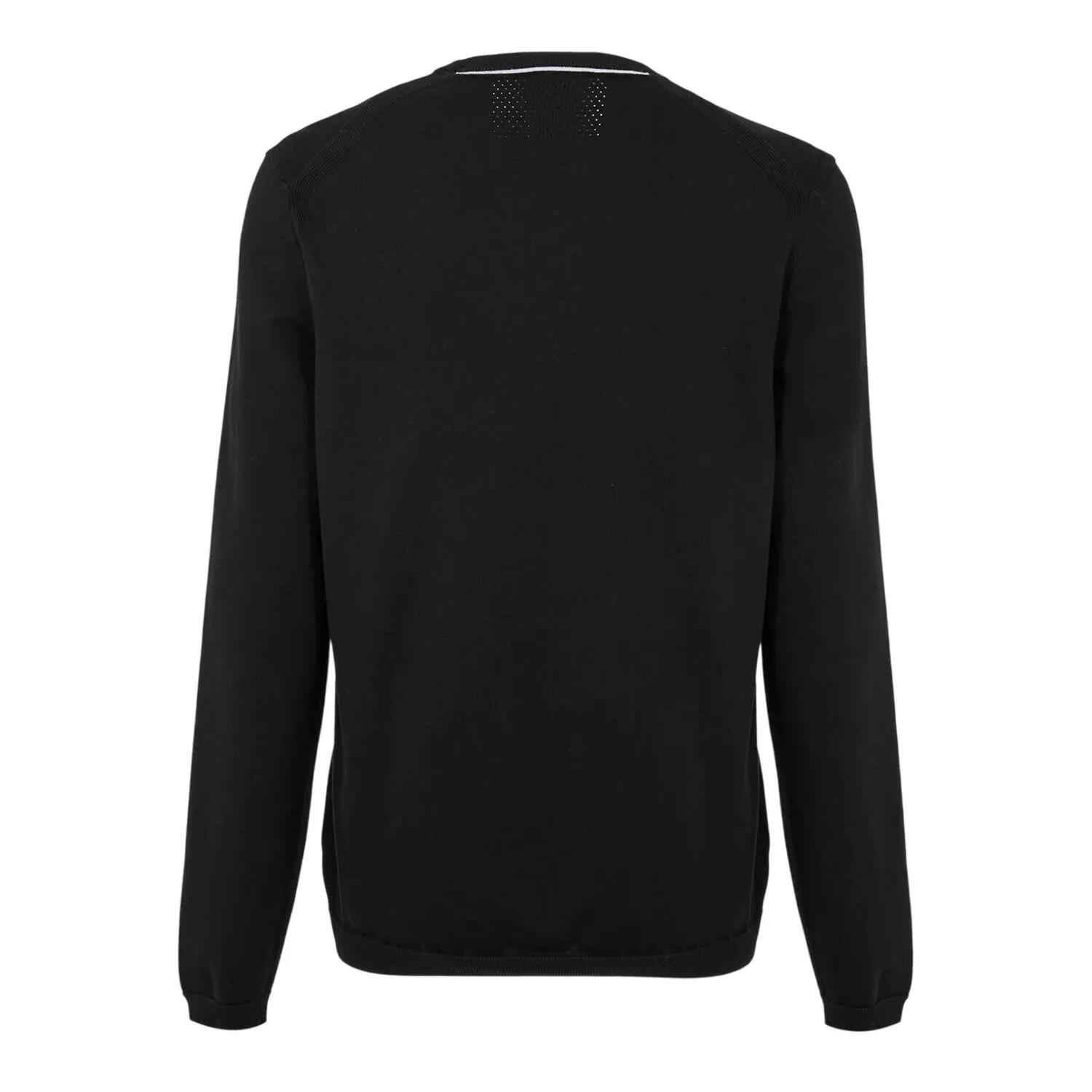 Pull Motif/style Logo Brodé Homme (Noir) 2/2