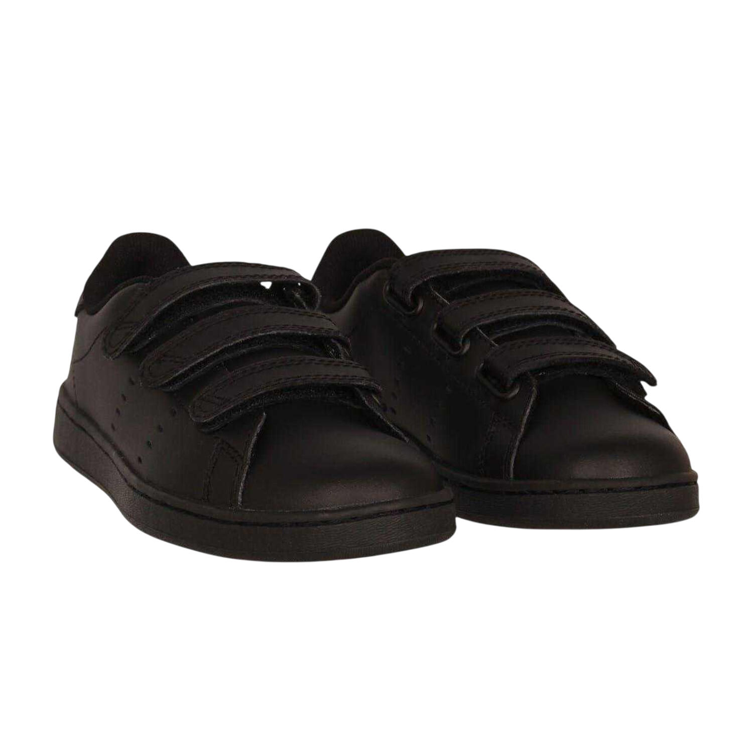 "Leyton" Sneaker für , Leder, Klettverschluss, Flach Kinder Schwarz 4/4