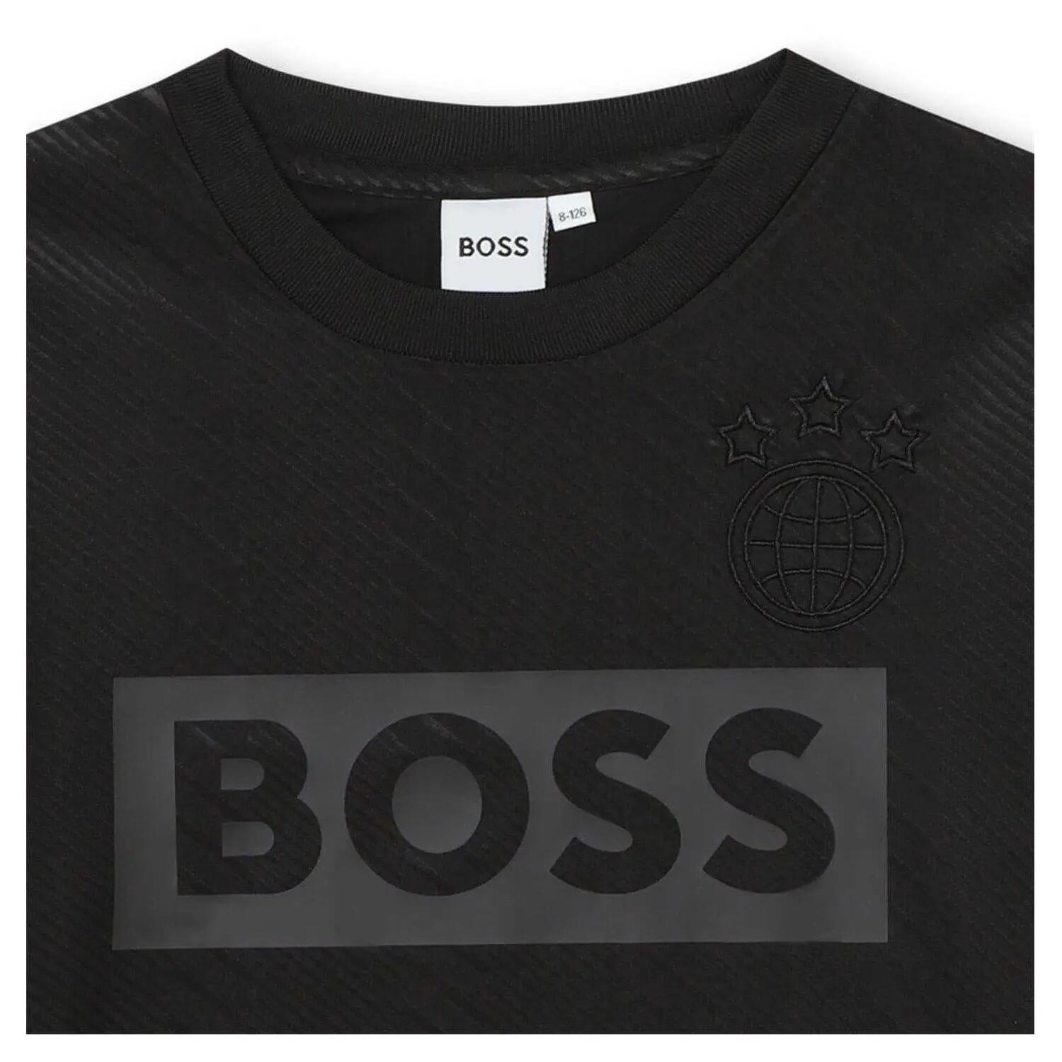 Tshirt Motif/style Globe Enfant (Noir) 3/3