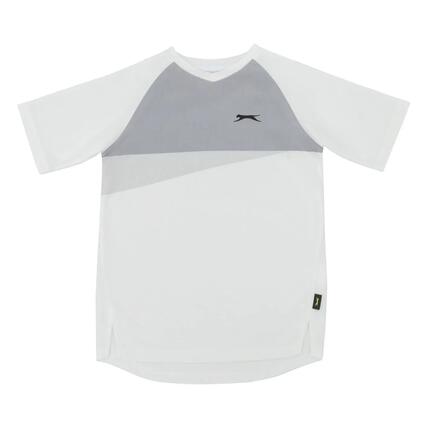 Tshirt Motif/style Blocs De Couleurs COURT Enfant (Blanc)