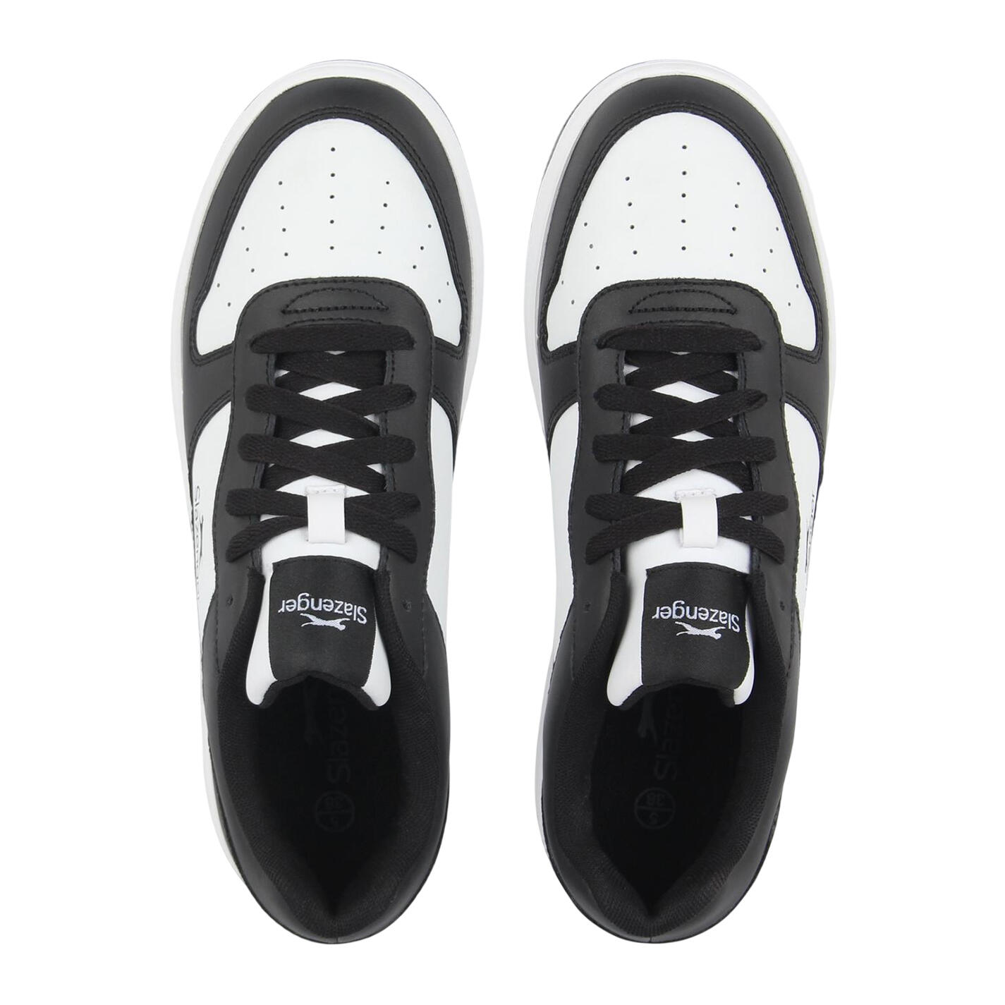 "Tower" Sneaker für , Leder, Flach Kinder Schwarz/Weiß 3/3
