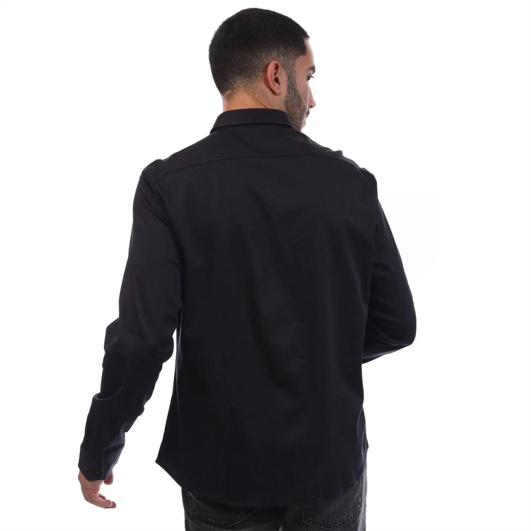 Camicia Regolare Uomo Boss Motion Blu Scuro 3/4