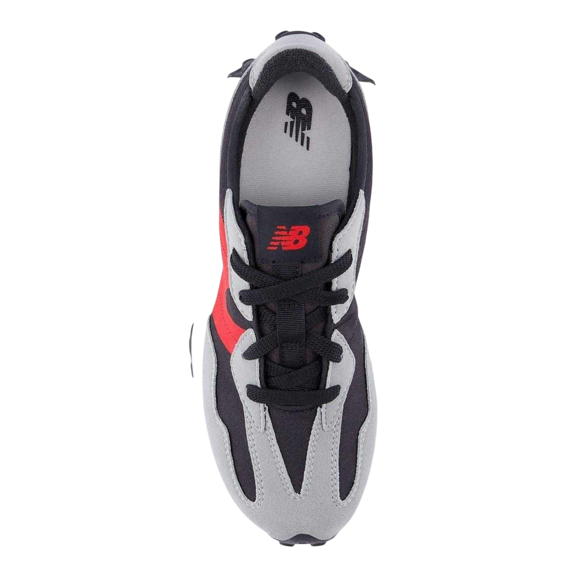 Sneaker für , Wildleder Kinder Grau/Rot 3/4