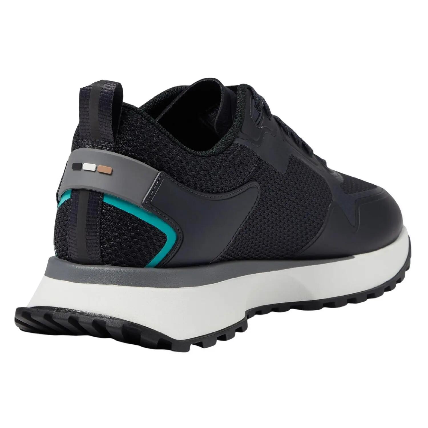 "Jonah" Reflektierend Sneaker für , Netzmaterial Herren Dunkelblau 2/4