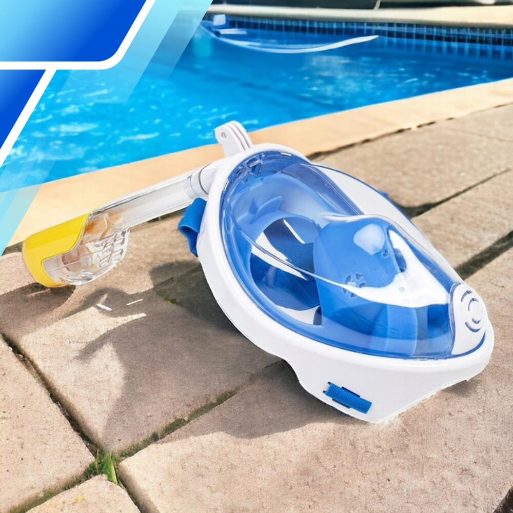 Maska do Nurkowania Pełnotwarzowa S/M Składana do Pływania Snorkelingu 6/7