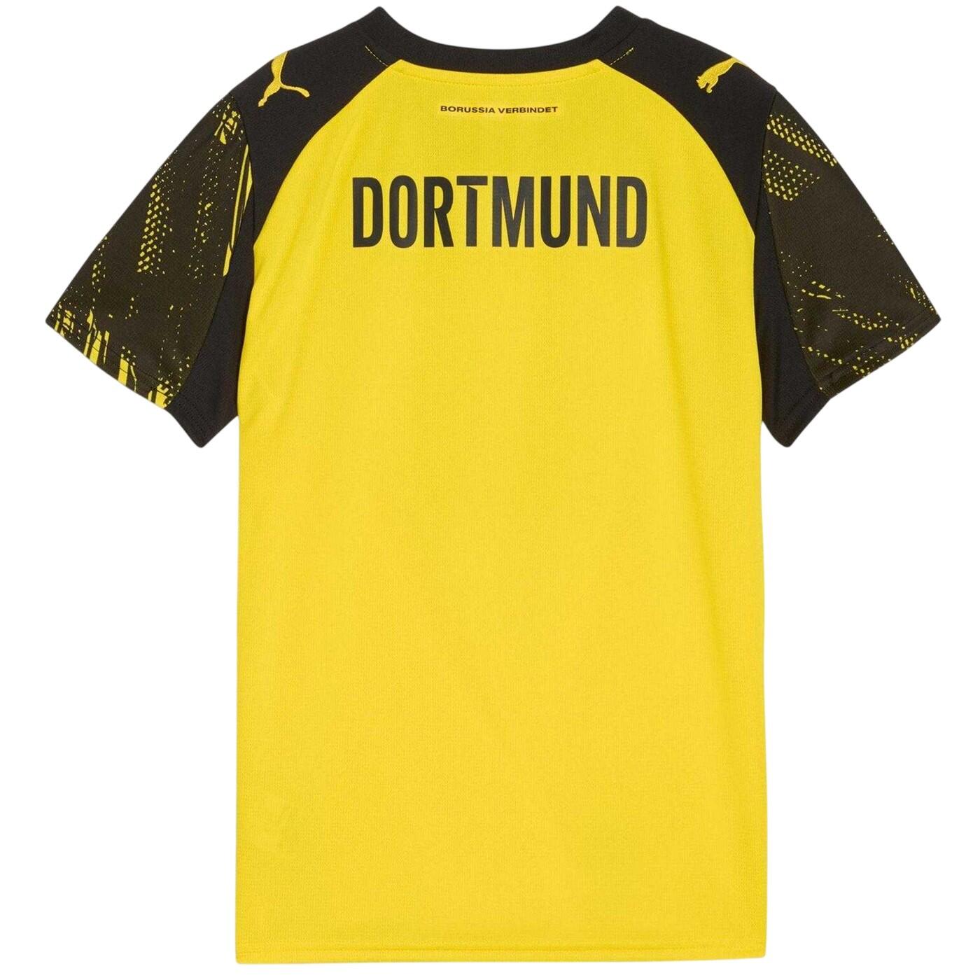 "2526" Heimtrikot für Kinder Gelb/Schwarz 3/4