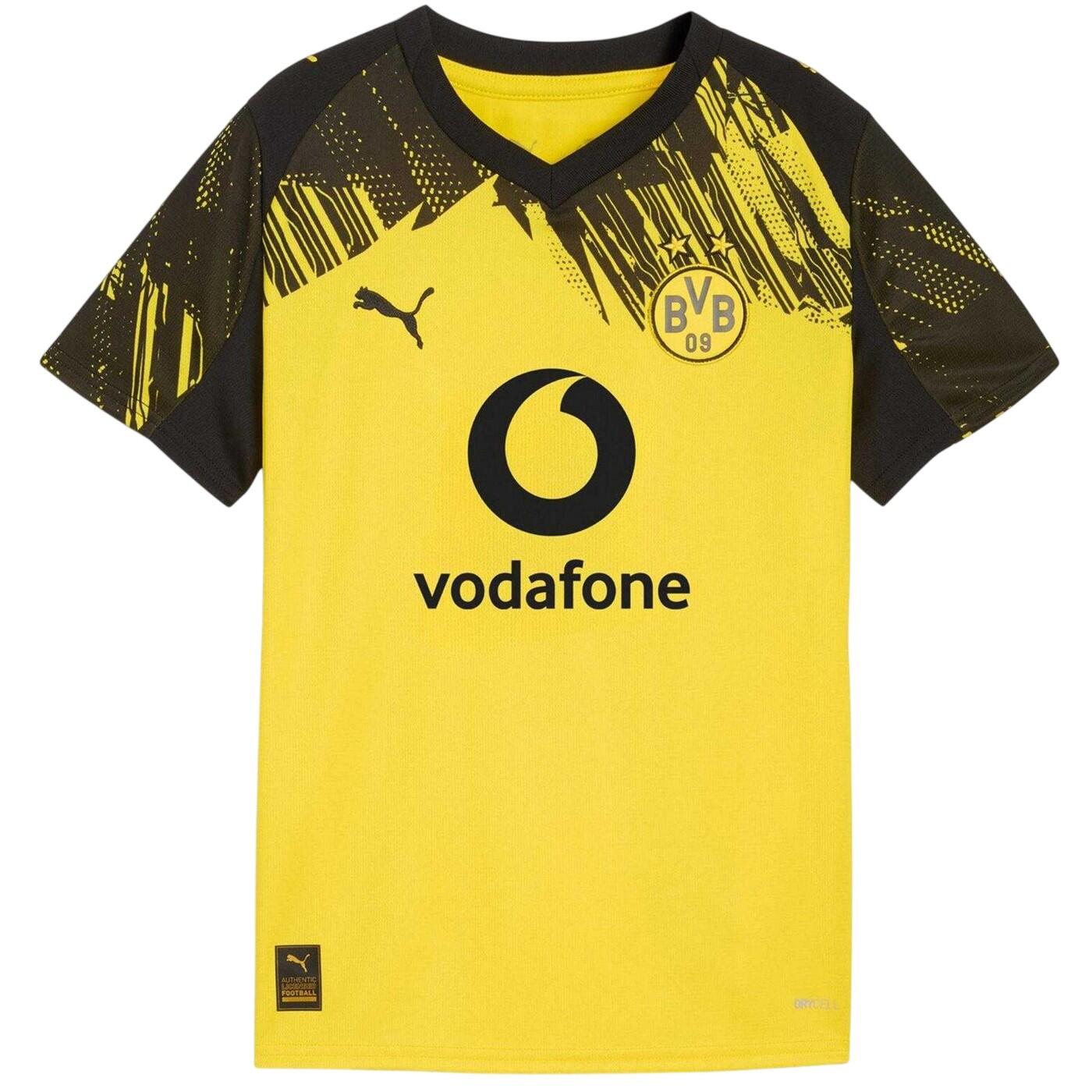 "2526" Heimtrikot für Kinder Gelb/Schwarz 2/4