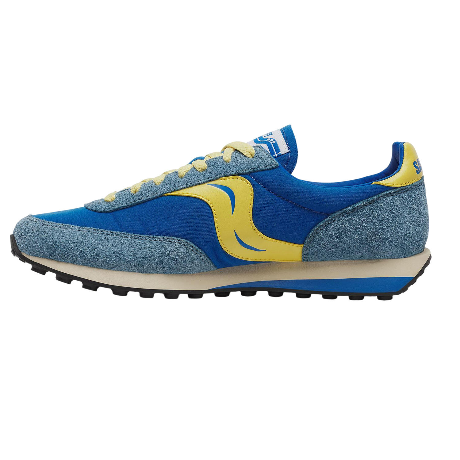 Scarpe Sportive Pelle ScamosciataAdulto Unisex Saucony 80 Blu 3/4