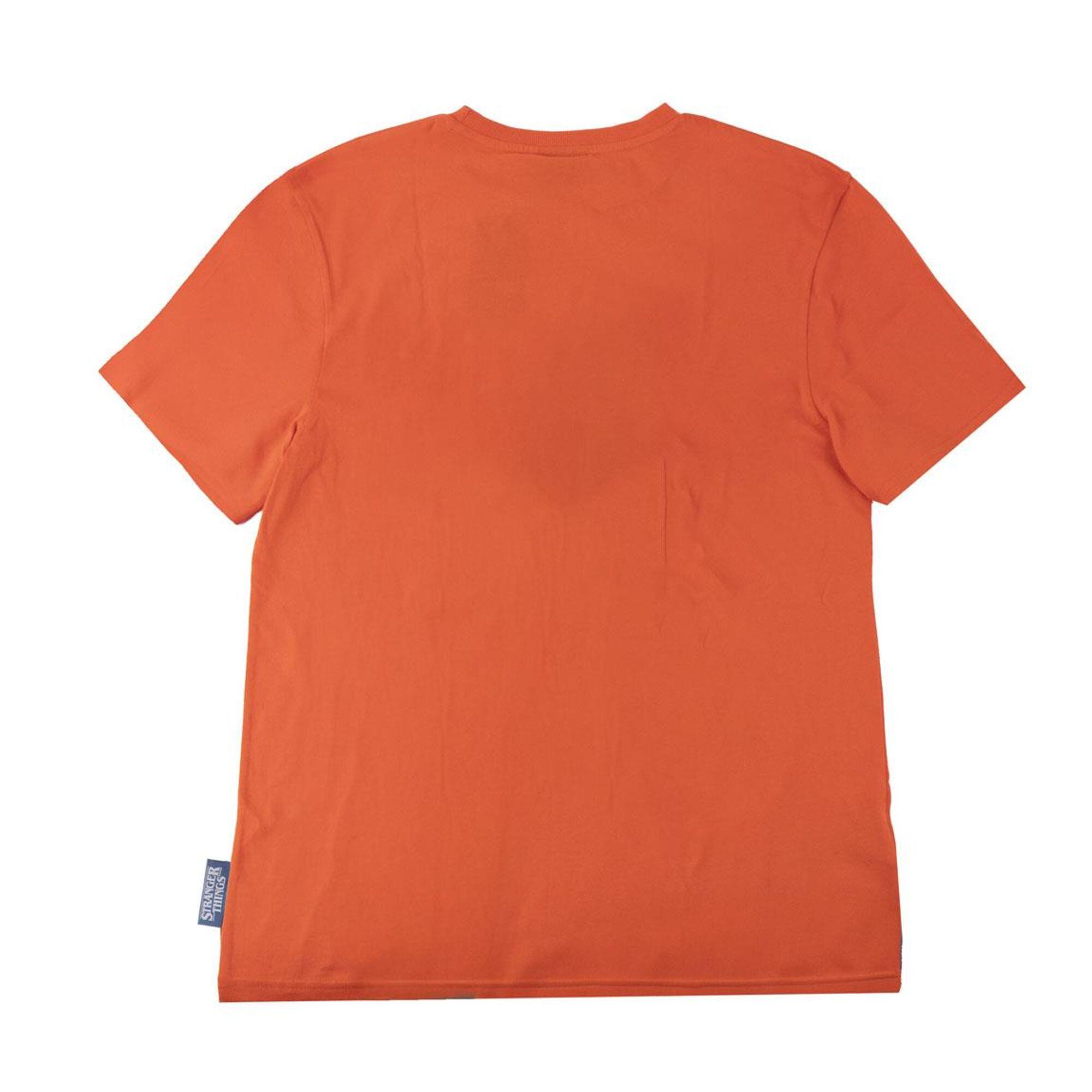 Camiseta manga corta Adultos Stranger Things Estampado WSKQK Roja Teja 2/2