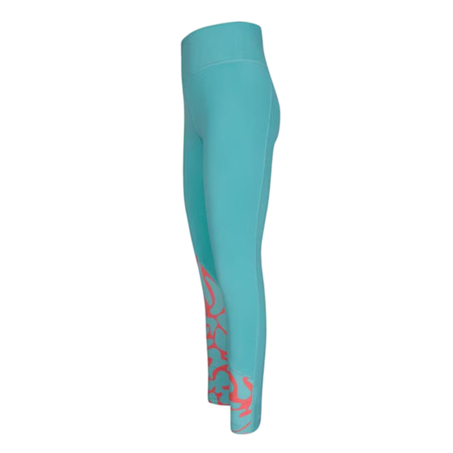 Pantacollant Astratta Skinny Corsa Donna Reebok Foglia Di Tè 3/3