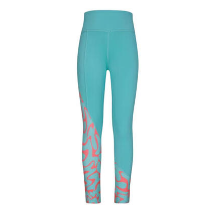 Legging Course À Pied Motif/style Abstrait Femme (Bleu Sarcelle)