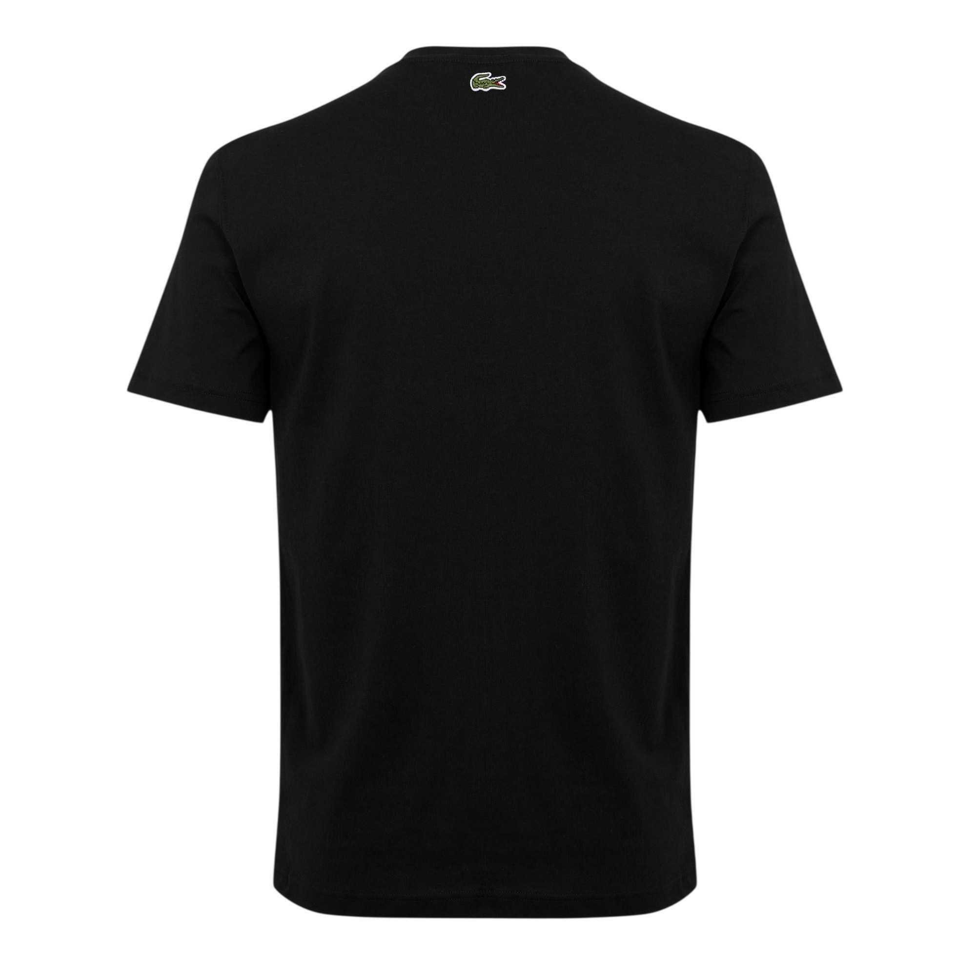 Heren Parijs Logo TShirt (Zwart) 2/5