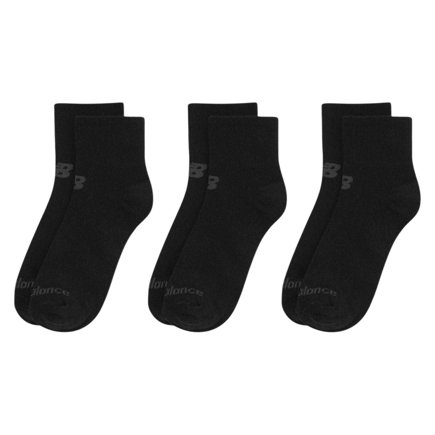 Mens Ankle Socks (Pack of 3) (Black) 2/2