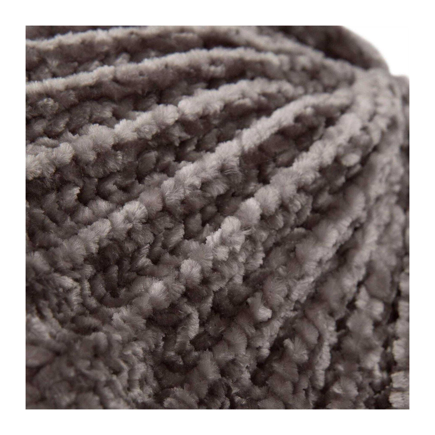 "Artois" Barett, Chenille Damen und Herren Grau 3/4