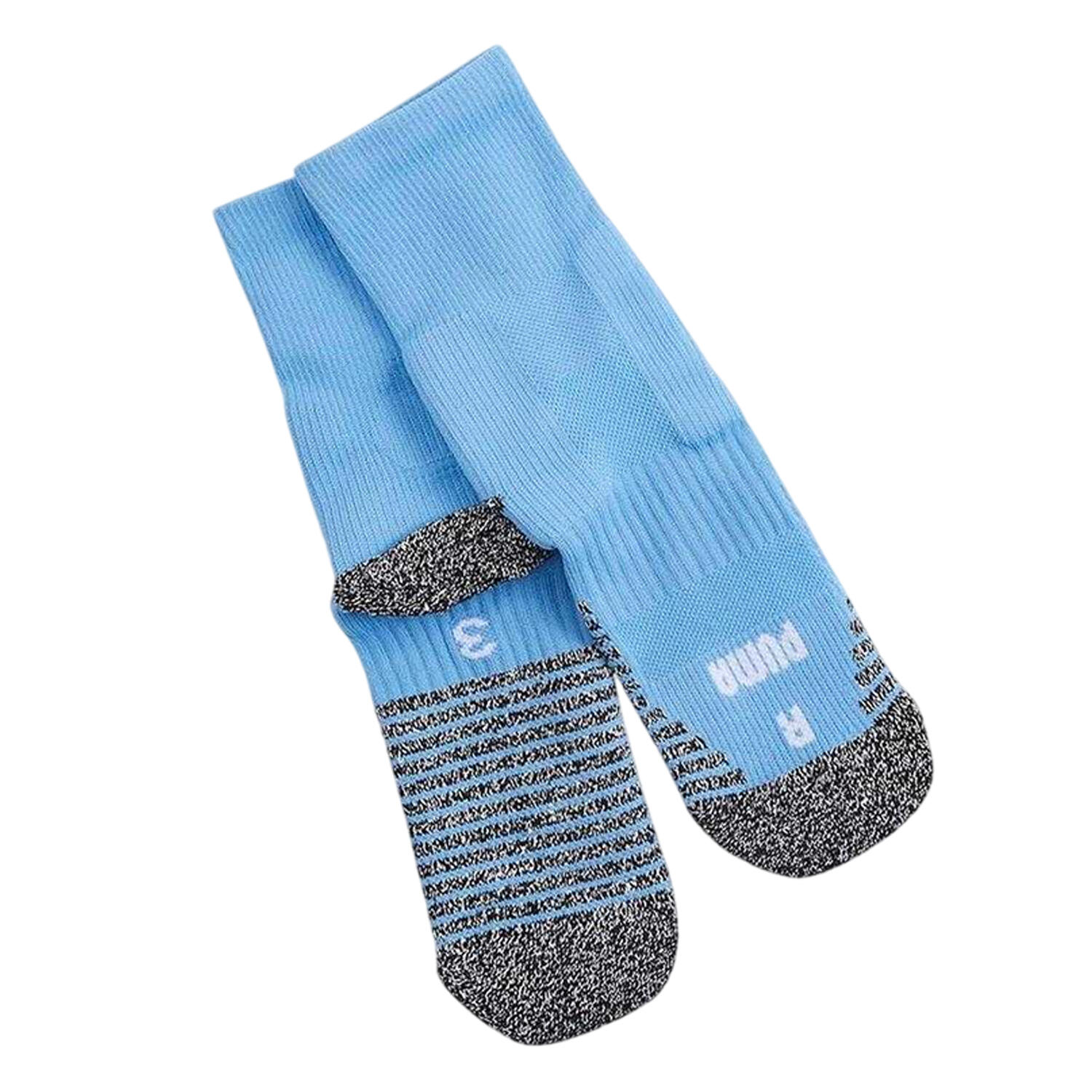Fußballsocken für Herren Blau 2/3