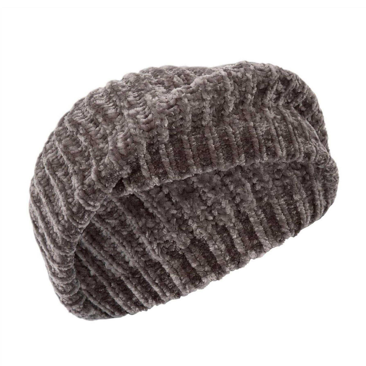 "Artois" Barett, Chenille Damen und Herren Grau 1/4