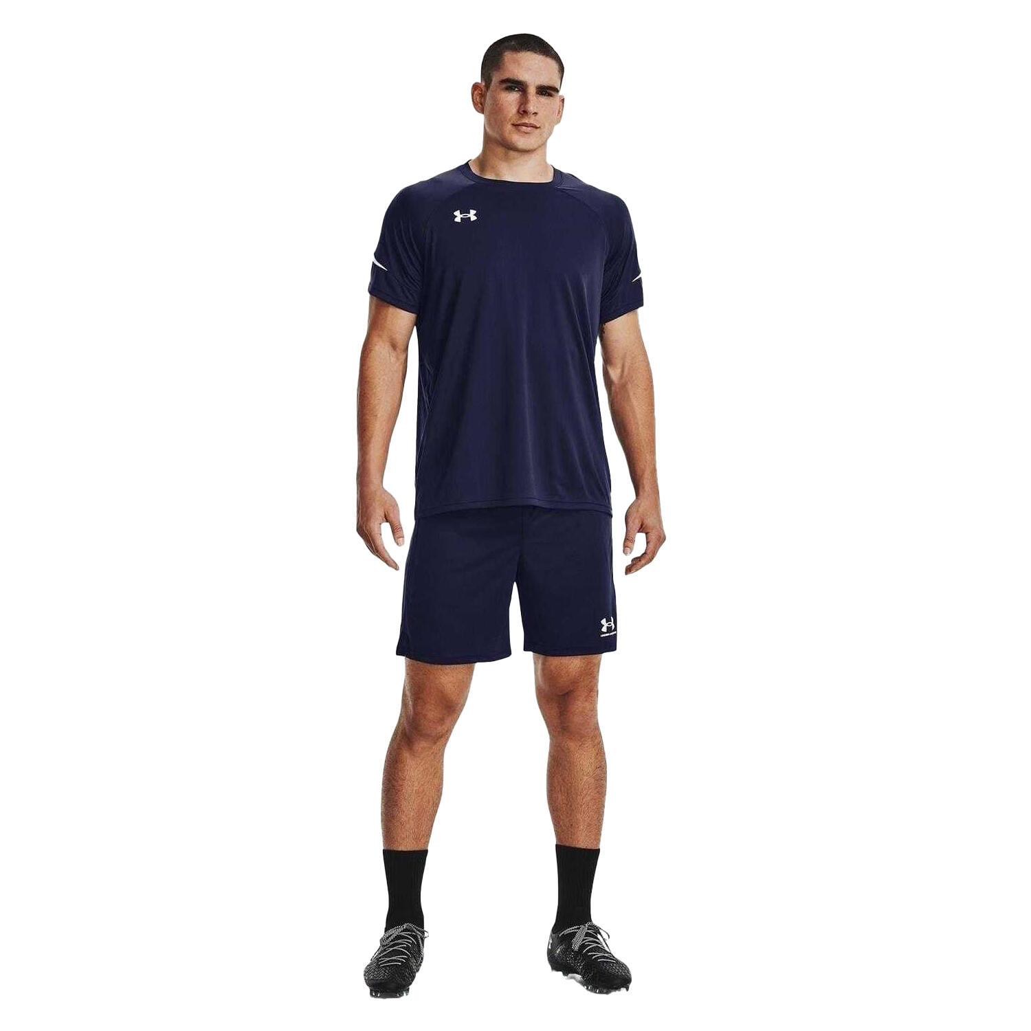 Pantaloncini Uomo Under Armour UA Challenger Blu Navy 4/4
