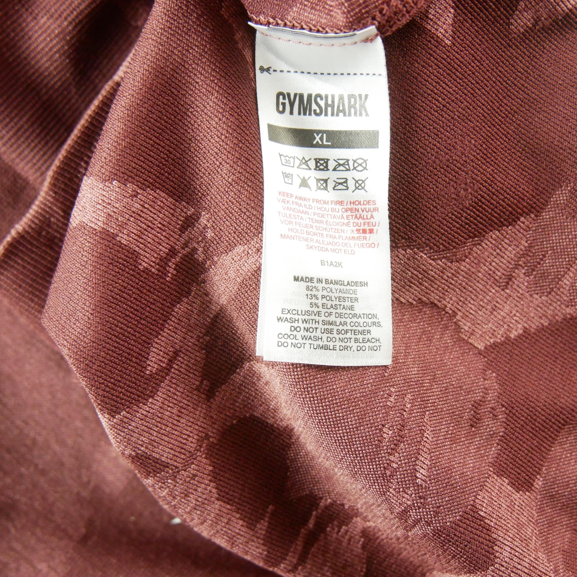 Second life - Legginsy damskie do jogi Gymshark brązowe - Jak nowy 6/6
