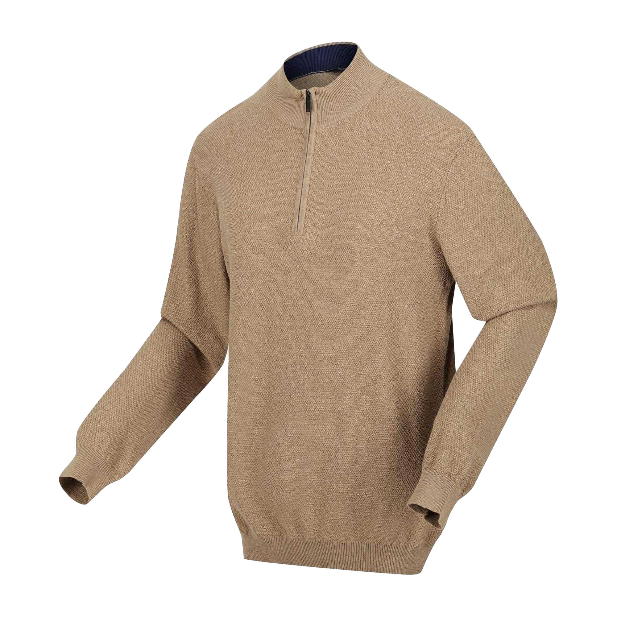 "Keaton" Pullover Top für , Reißverschluss, Langärmlig Herren Goldener Sand 3/4