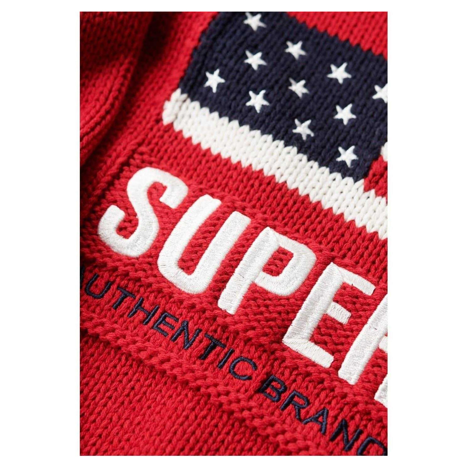 Sweat Motif/style Drapeau Des ÉtatsUnis Femme (Rouge) 3/4